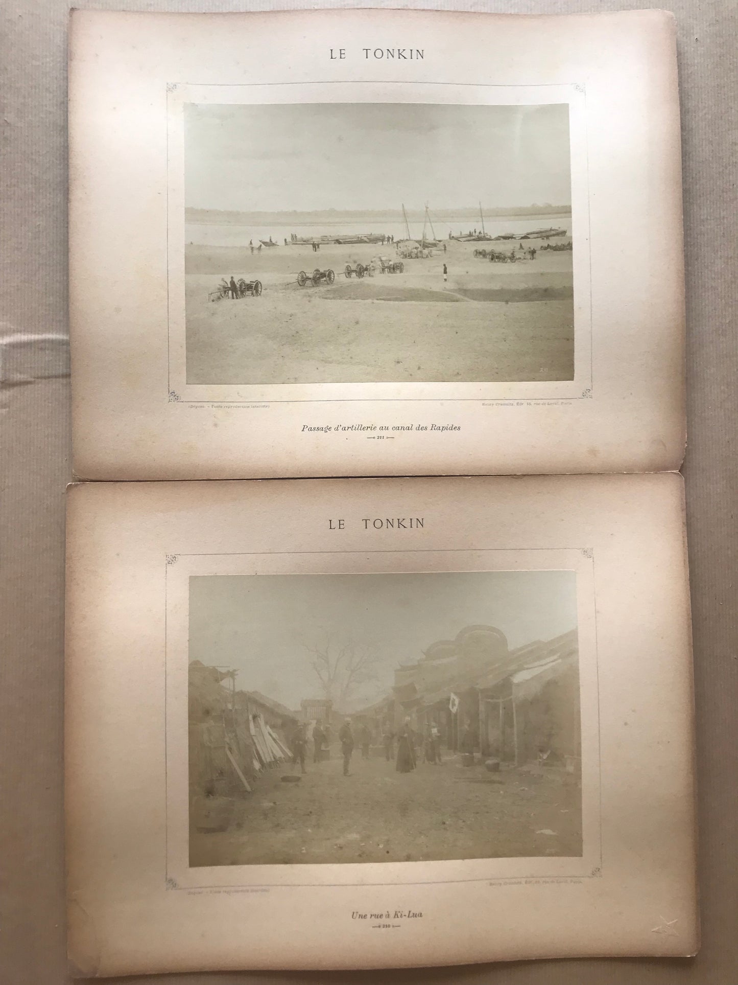 Le Tonkin - 52  Vues photographiques prises par Mr le Docteur Hocquard, Médecin-Major - Avec l'autorisation de Mr la Général en Chef du corps expéditionnaire - 1884-1885 - Quatrième série