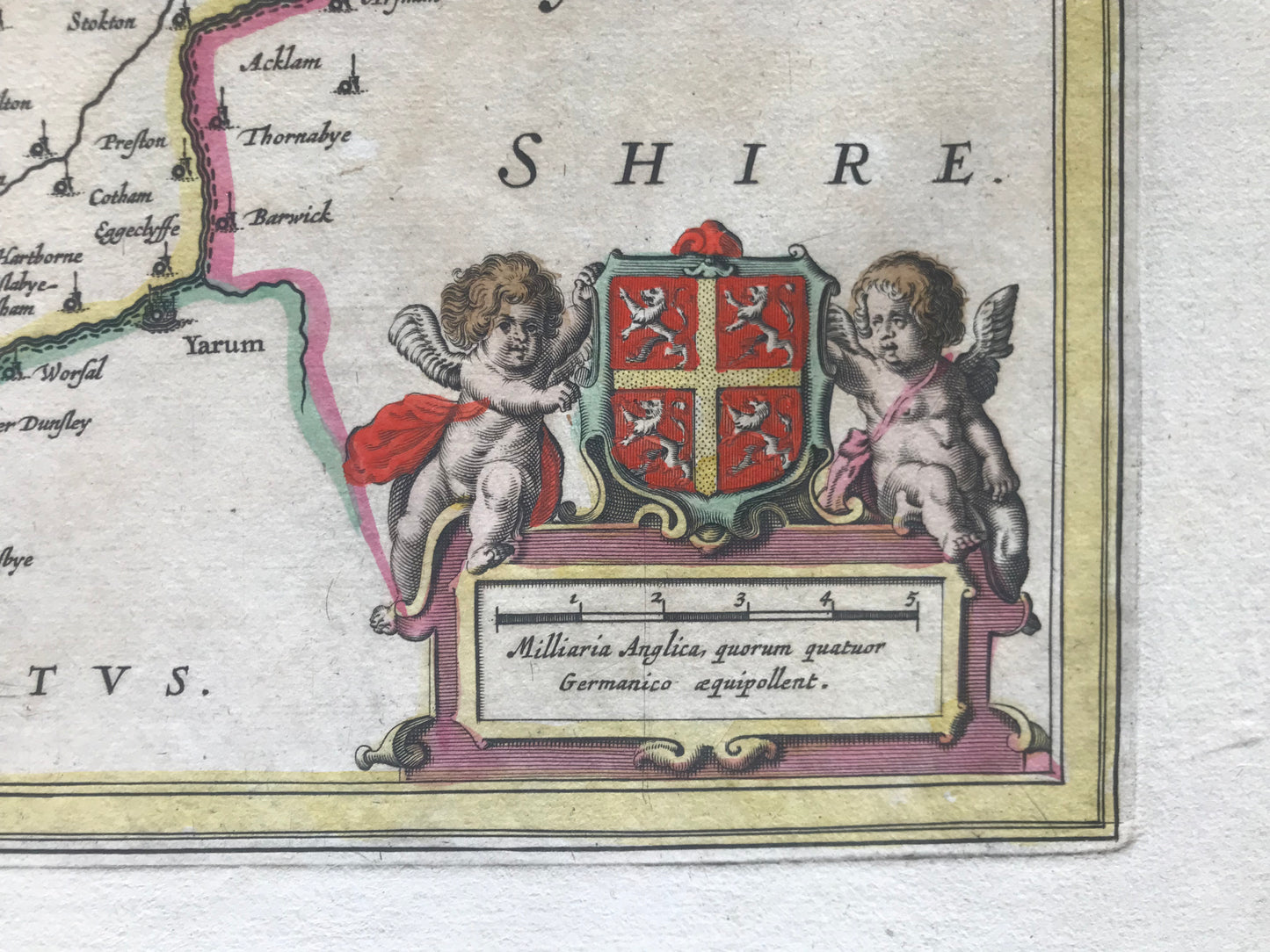 The Bishoprike of Durham - Jan Jansson - c 1646