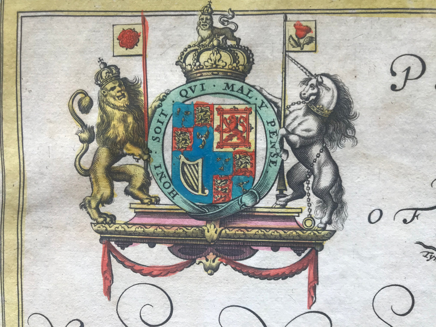 The Bishoprike of Durham - Jan Jansson - c 1646