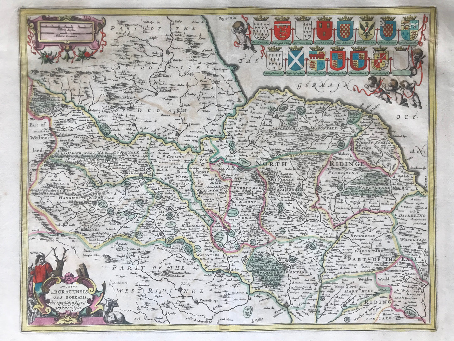 The North Ridinge of Yorkshire - Jan Jansson - c 1646