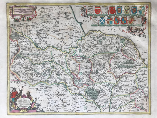 The North Ridinge of Yorkshire - Jan Jansson - c 1646