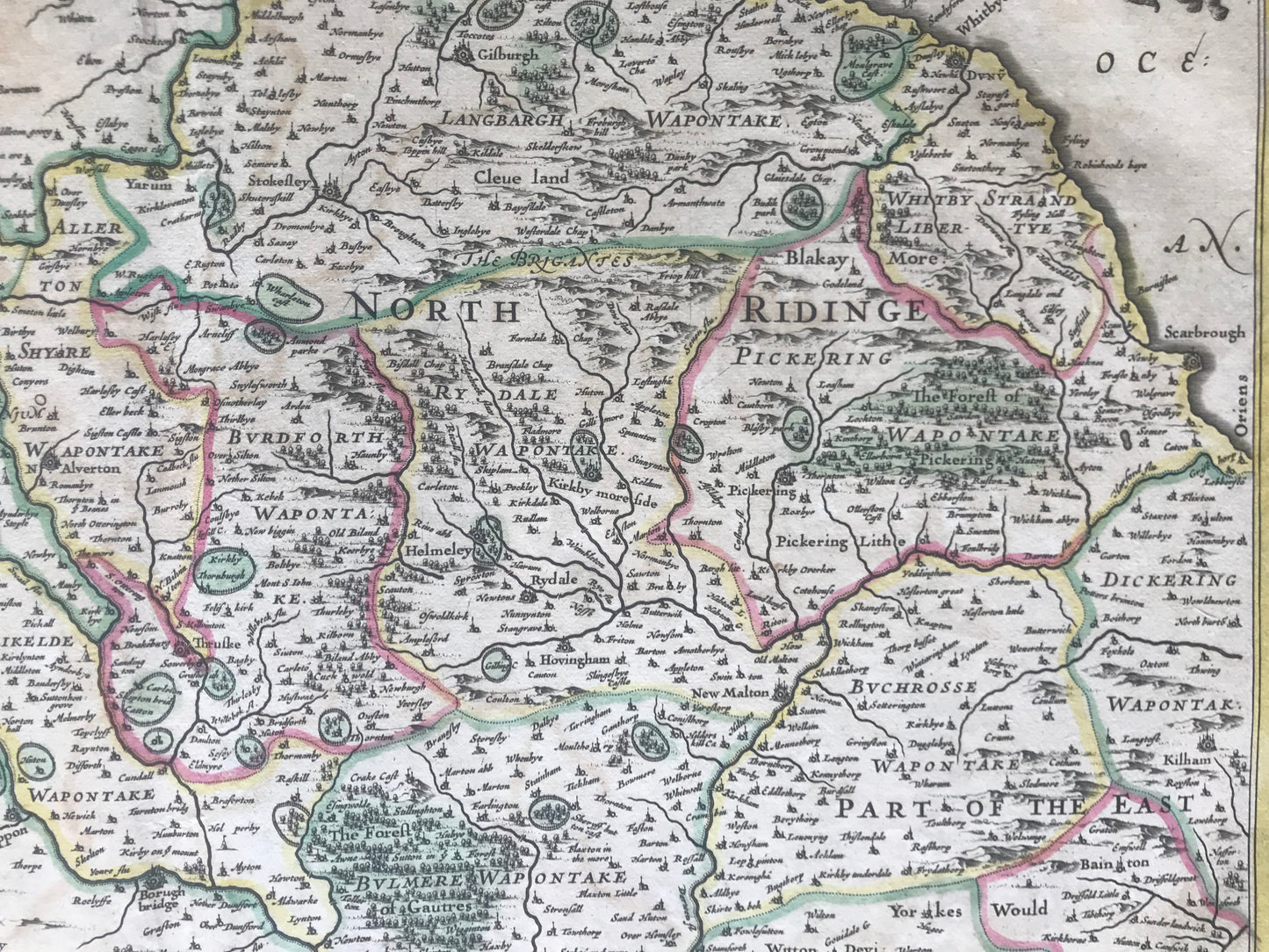 The North Ridinge of Yorkshire - Jan Jansson - c 1646