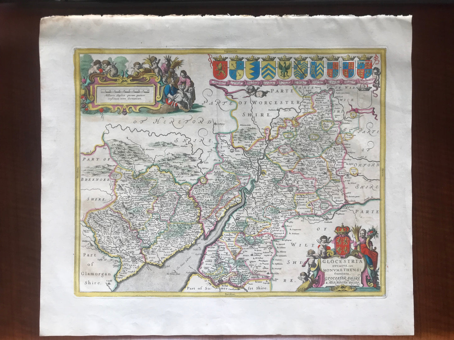 Gloucestershire et Monmouthshire - Jan Jansson - 1646