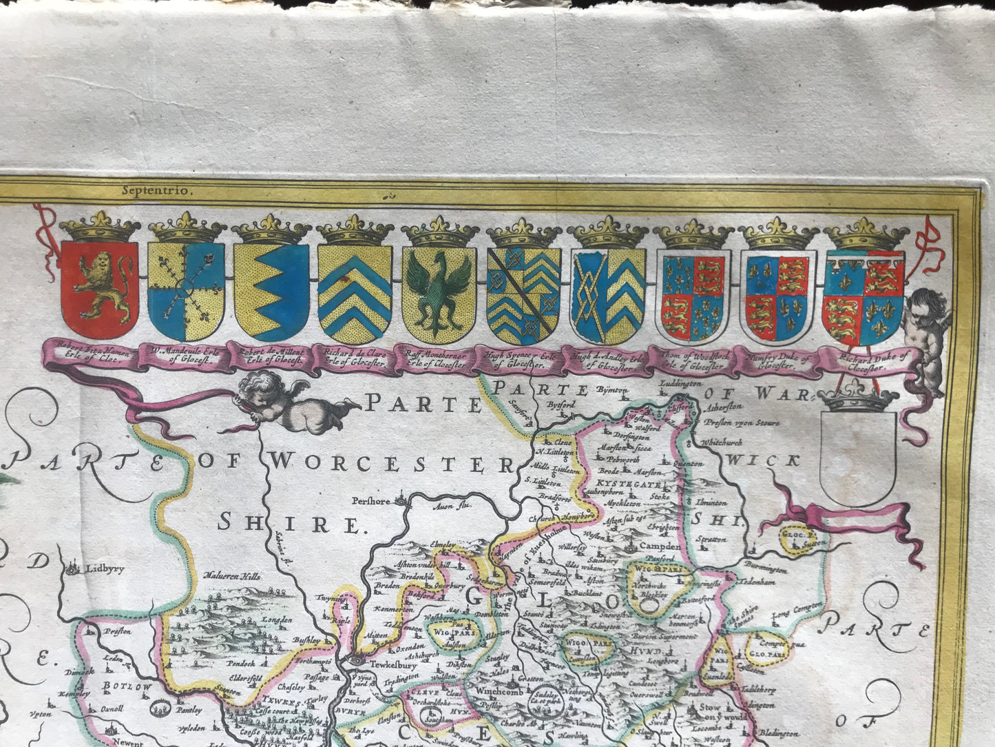 Gloucestershire et Monmouthshire - Jan Jansson - 1646