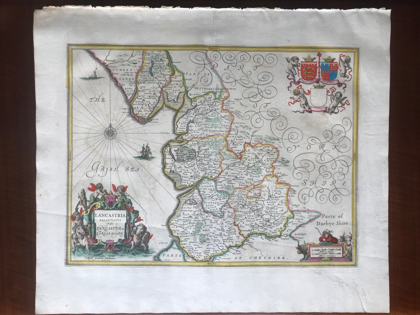 Lancaster & Lancashire - Jan Jansson - c 1646