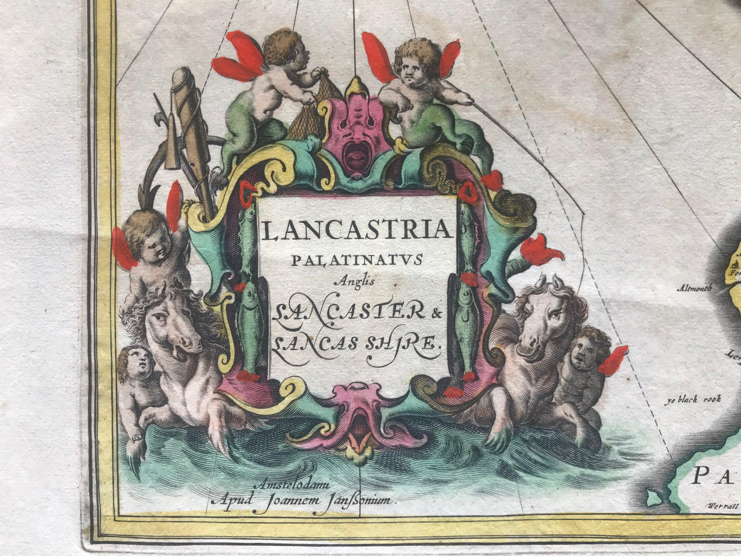 Lancaster & Lancashire - Jan Jansson - c 1646