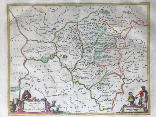 The Countie of Radnor - Jan Jansson - c 1646