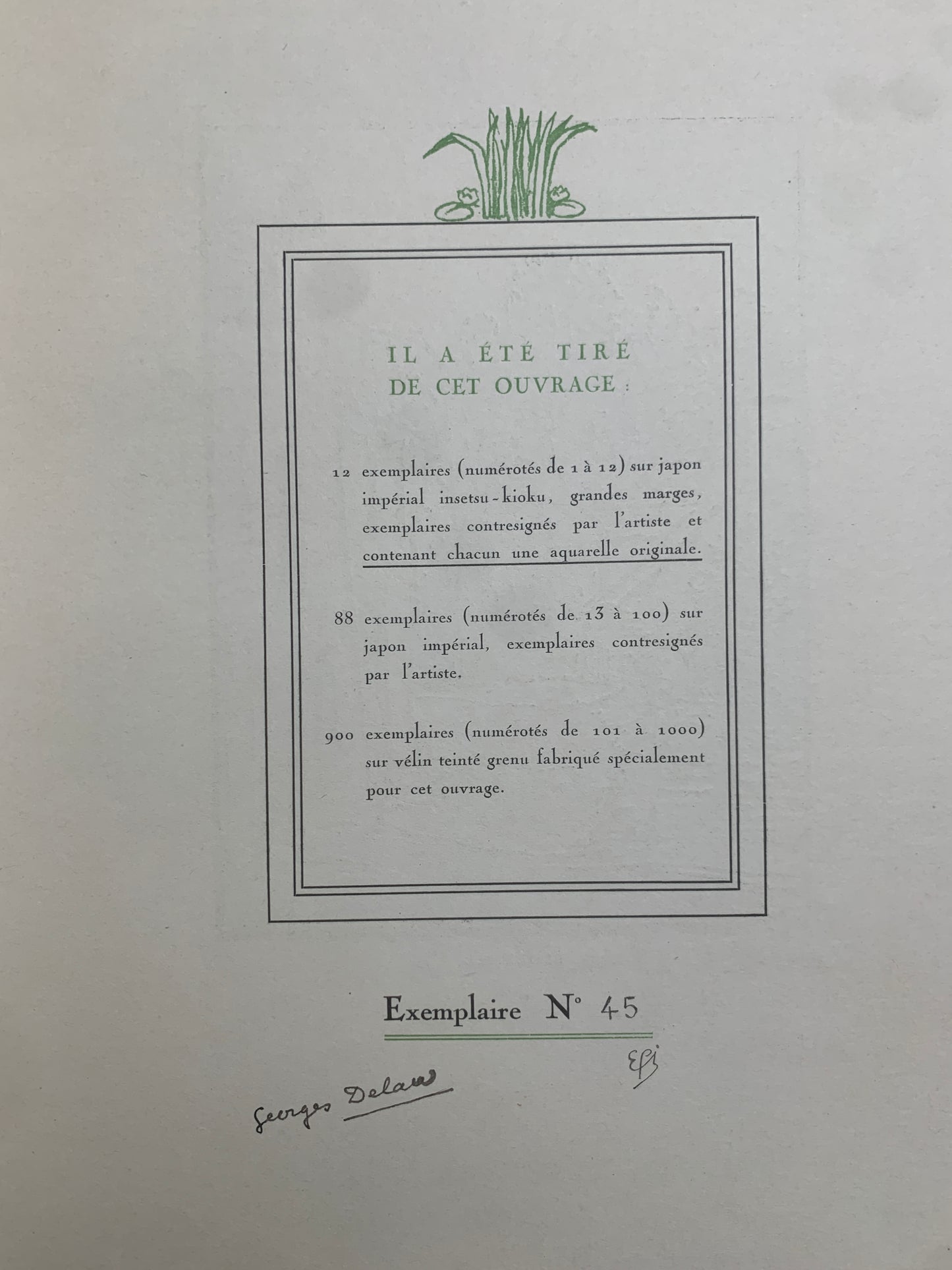 Sur les chemins de France - Georges Delaw - Ex sur Japon - 1920