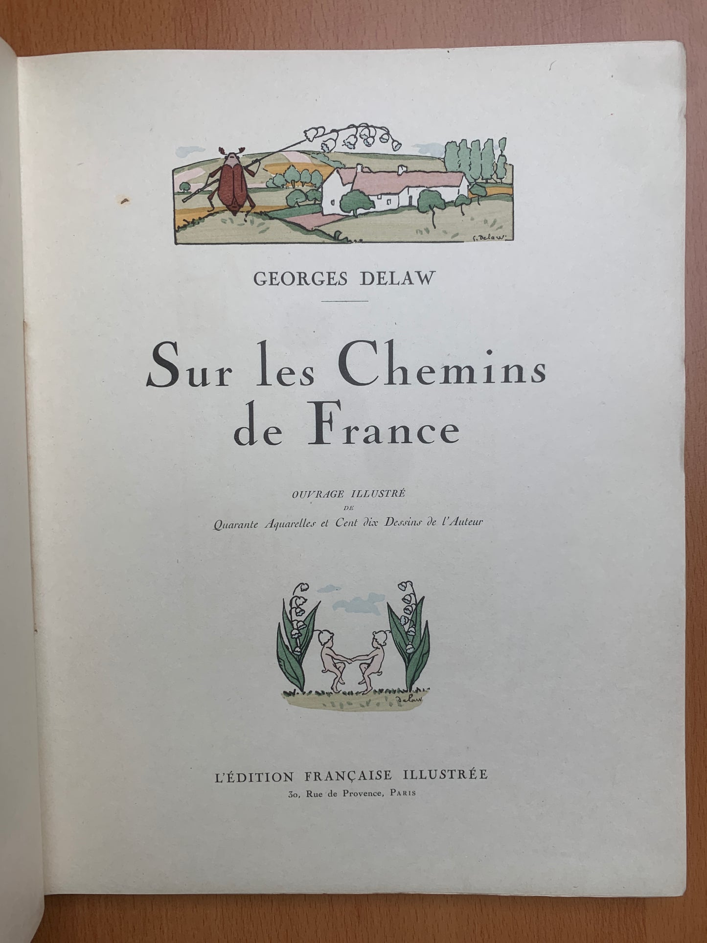 Sur les chemins de France - Georges Delaw - Ex sur Japon - 1920