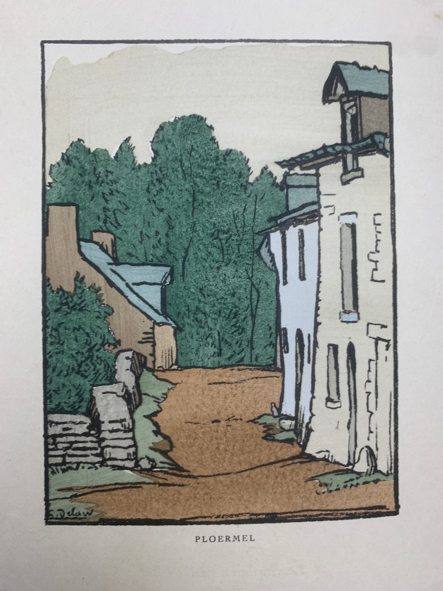 Sur les chemins de France - Georges Delaw - Ex sur Japon - 1920