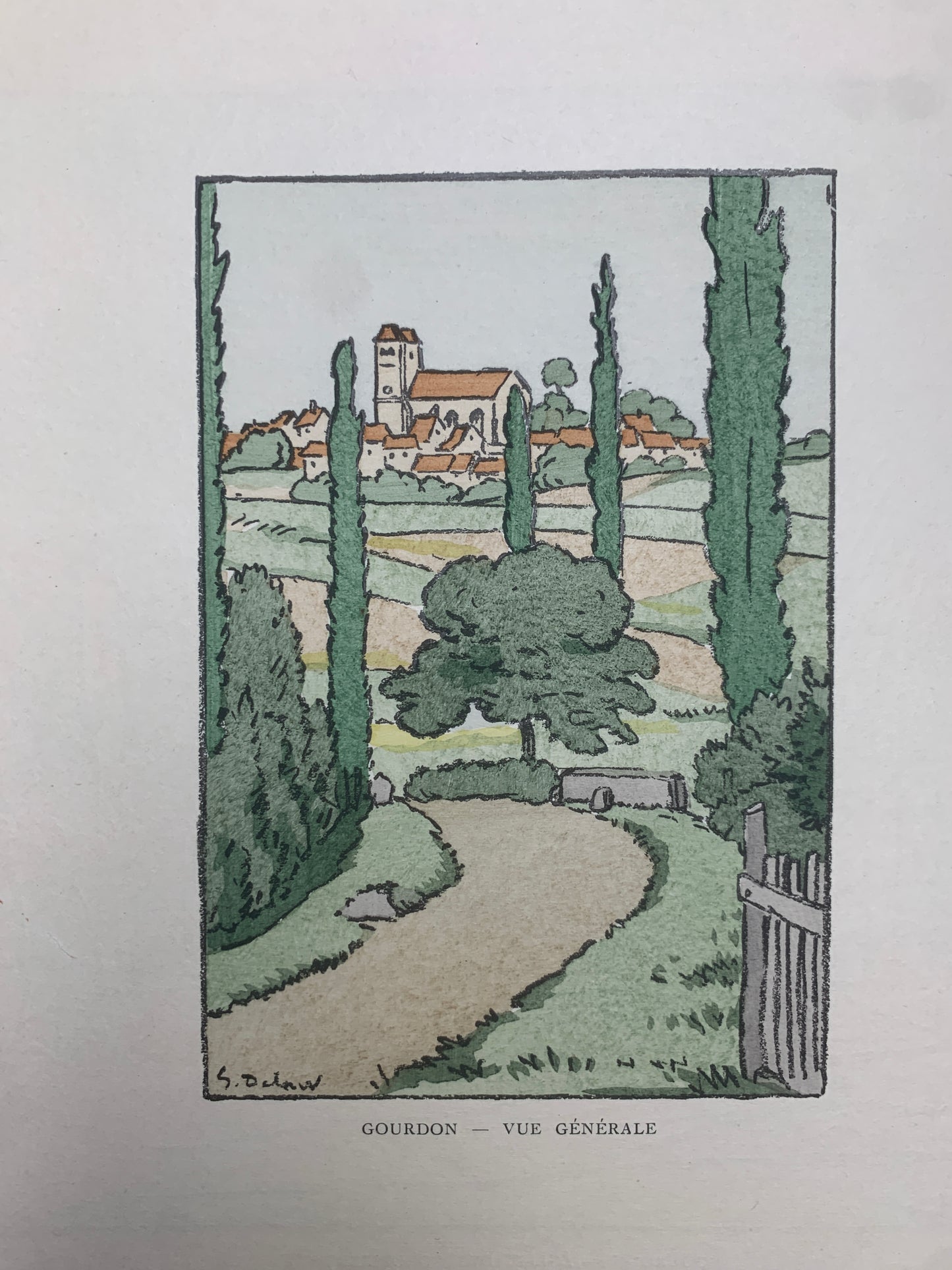 Sur les chemins de France - Georges Delaw - Ex sur Japon - 1920