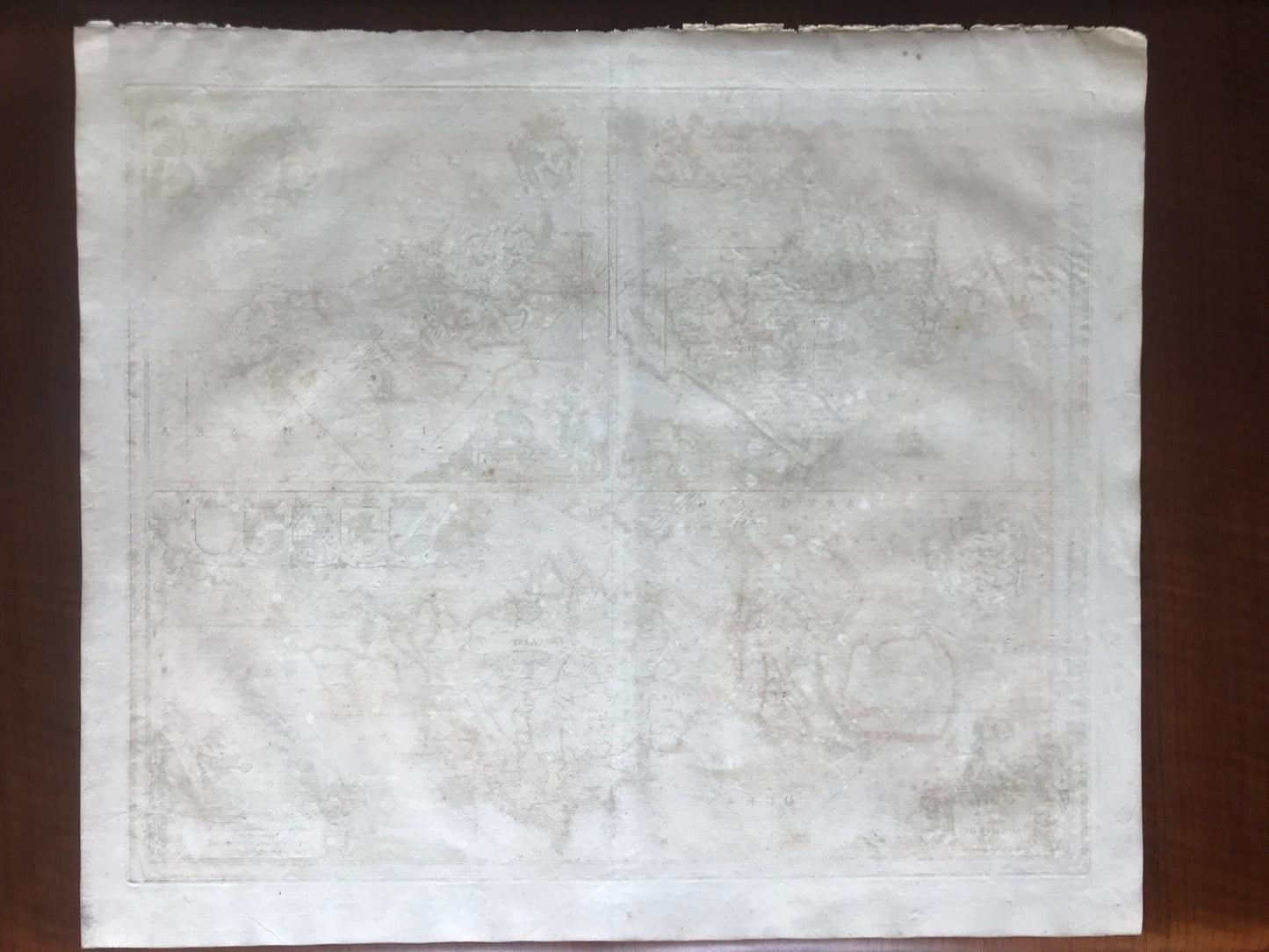 The Isle of Man - The Isle of Wight - Jan Jansson - Carte coloriée - c 1646