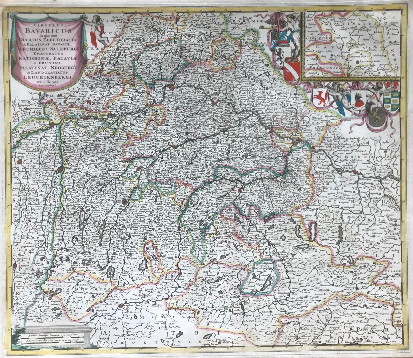 Circulus Bavaricus - Frederick de Wit - c 1680