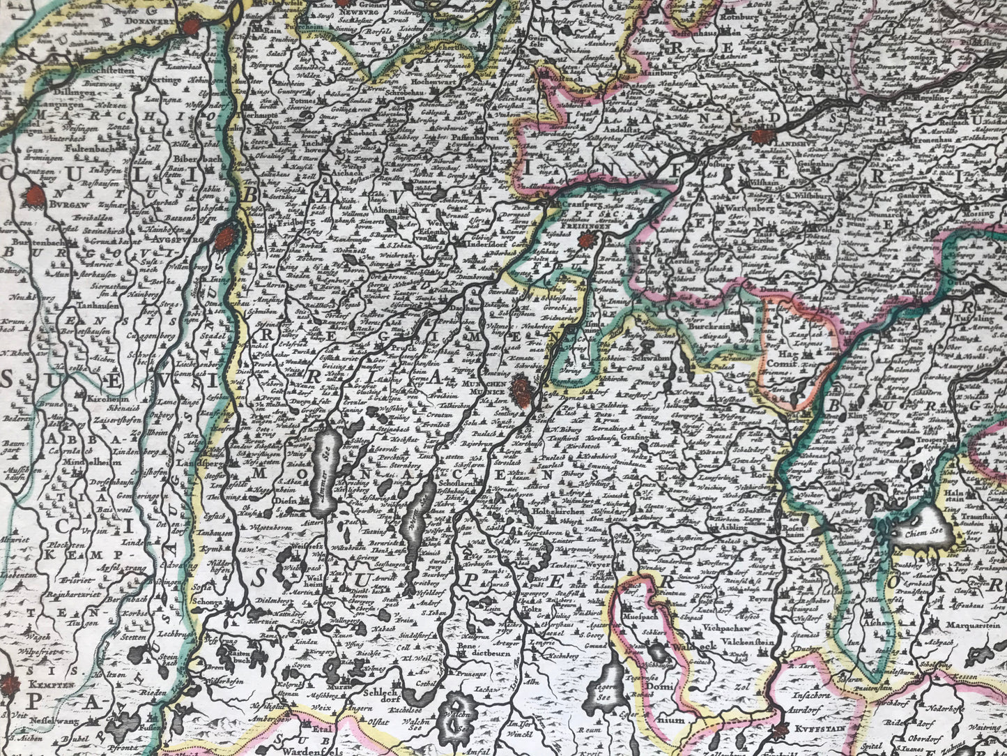 Circulus Bavaricus - Frederick de Wit - c 1680