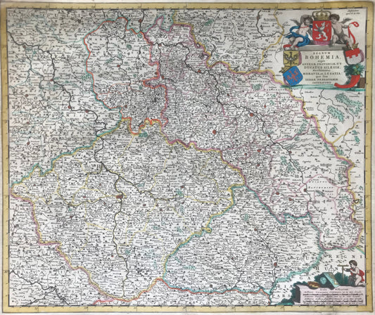 Regnum Bohemia - Frederick de Wit - c 1680