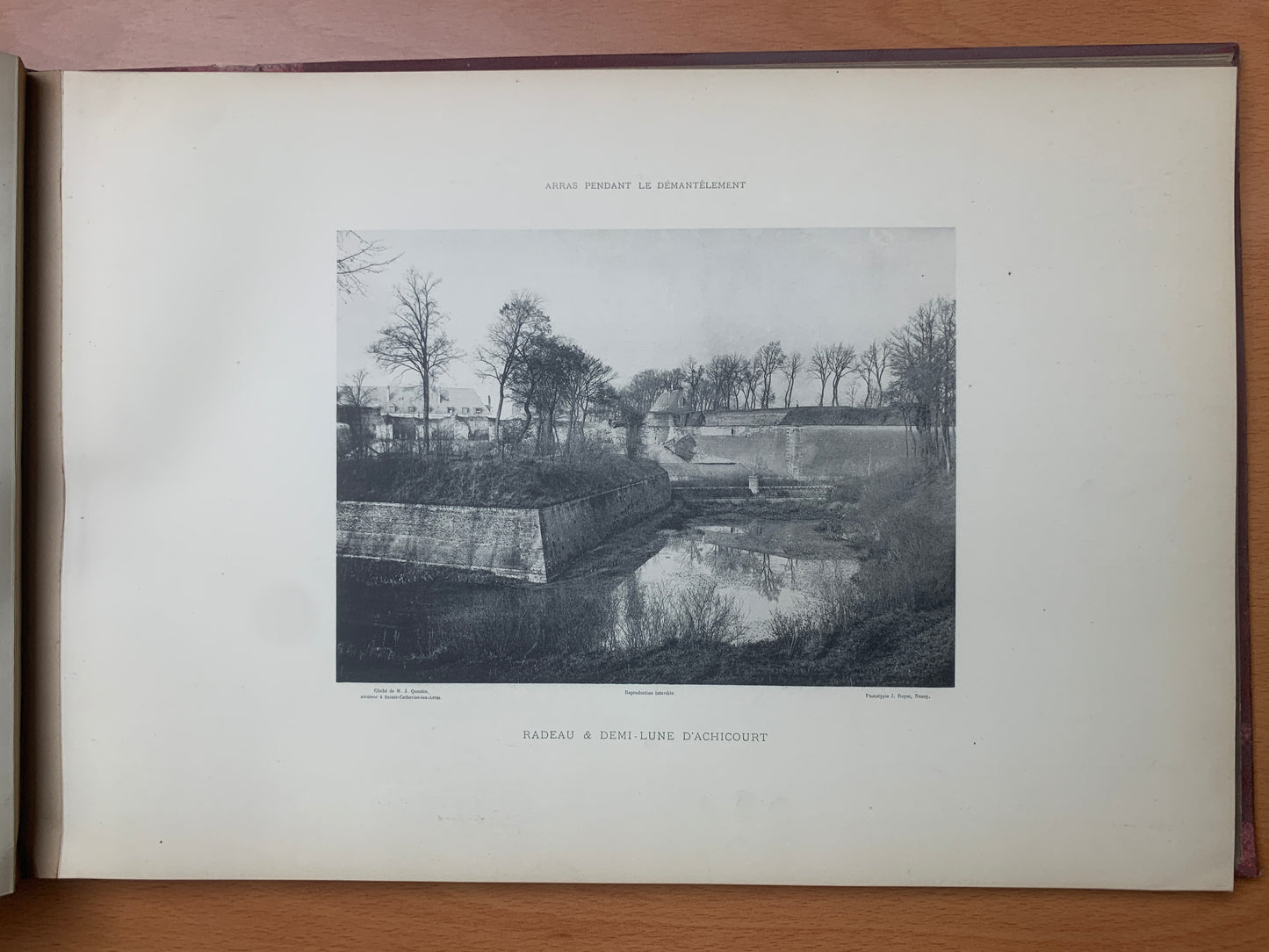 Souvenir des fortification d'Arras - Album de vues - J. Quentin - 1892