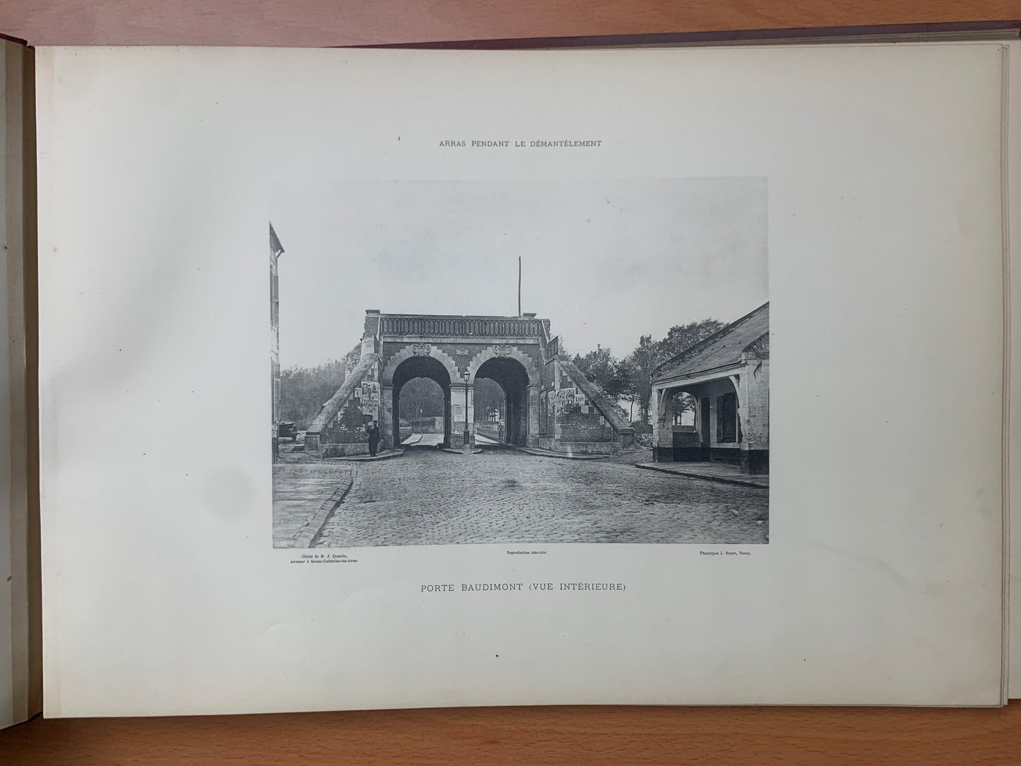 Souvenir des fortification d'Arras - Album de vues - J. Quentin - 1892