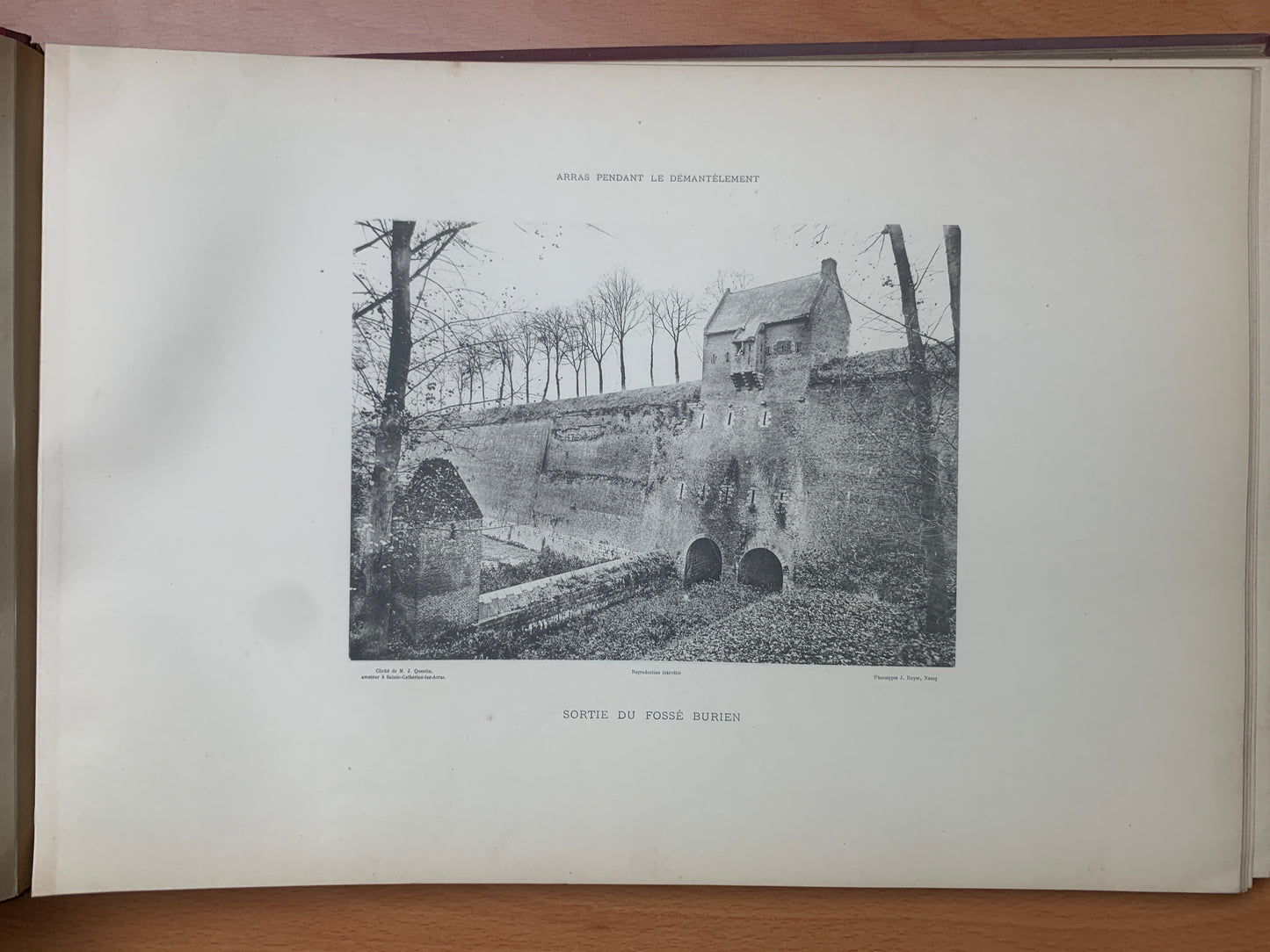 Souvenir des fortification d'Arras - Album de vues - J. Quentin - 1892