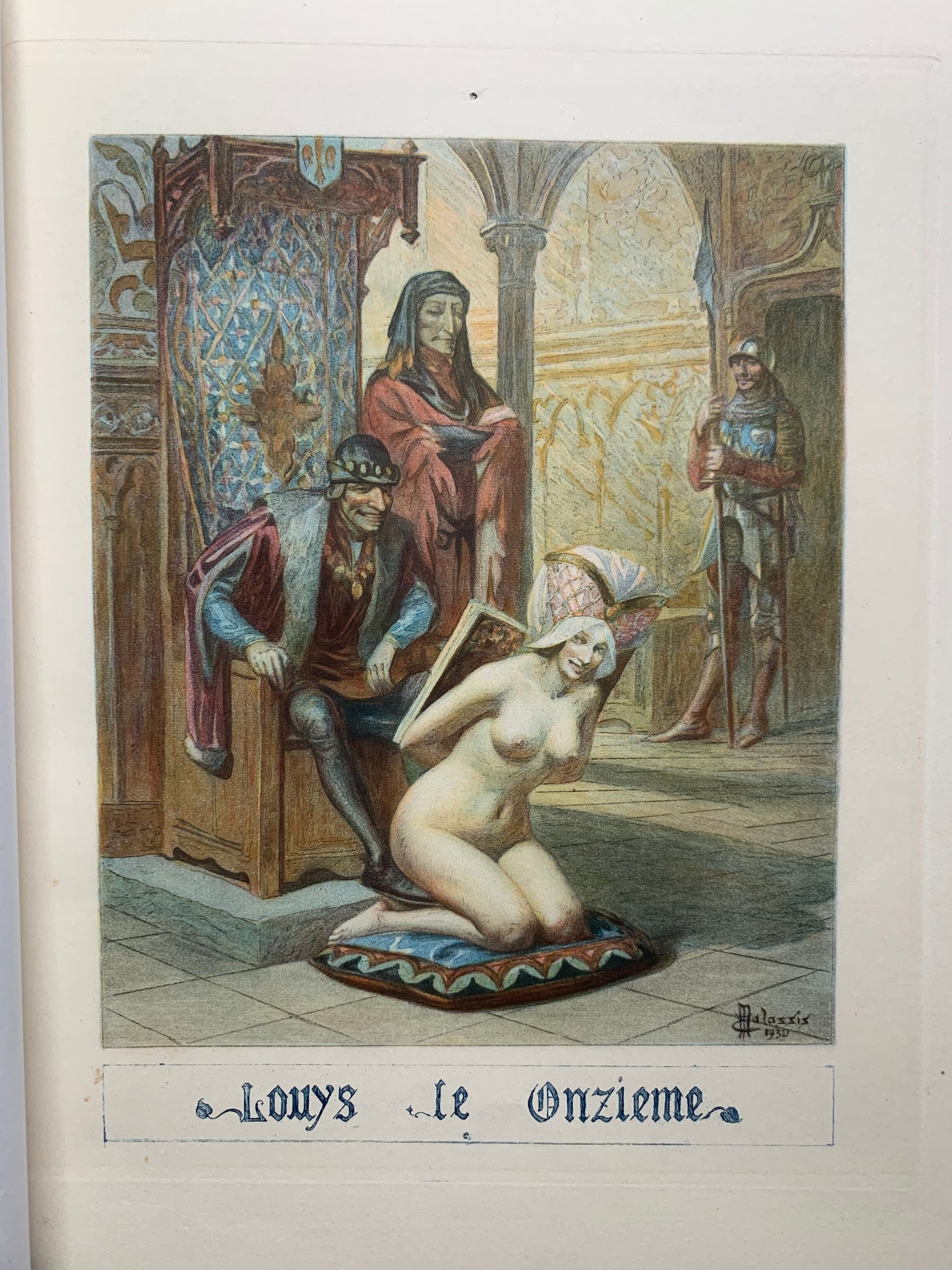 Les Cent Nouvelles du Roy Louis le Onzième - Illustrées de seize aquarelles de Malassis - 1931