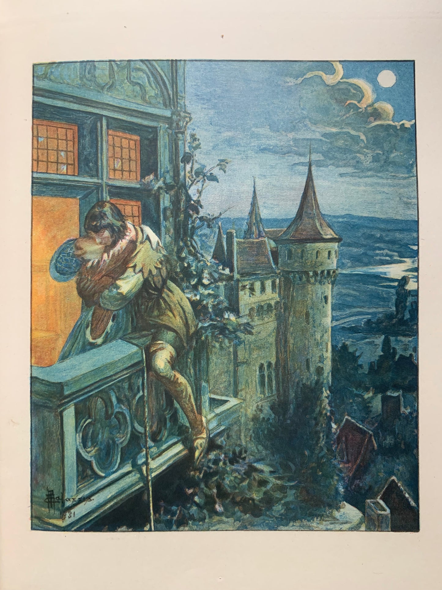 Les Cent Nouvelles du Roy Louis le Onzième - Illustrées de seize aquarelles de Malassis - 1931