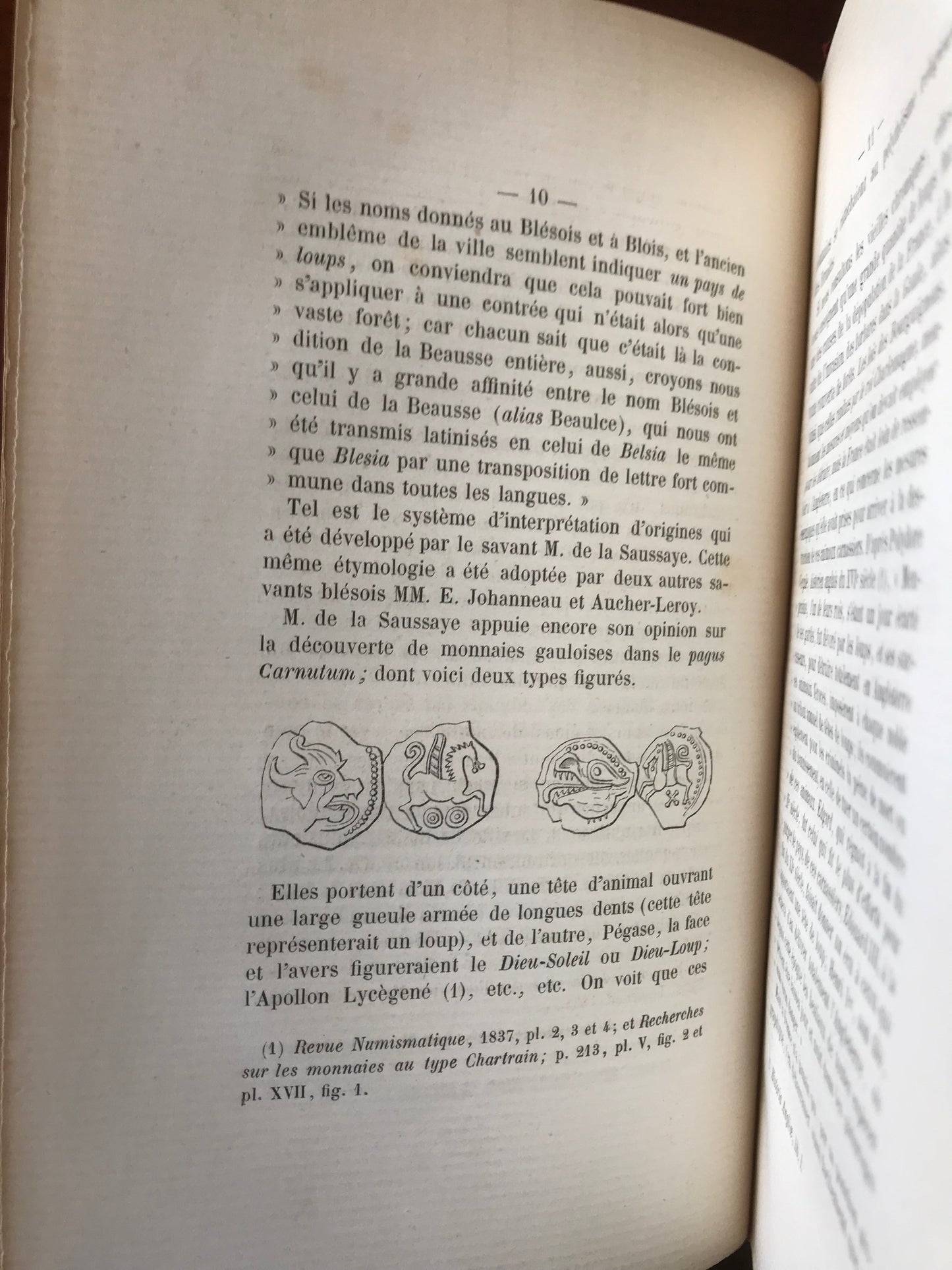 Les Loups dans la Beauce - Adolphe Lecocq - Edition originale - 1860