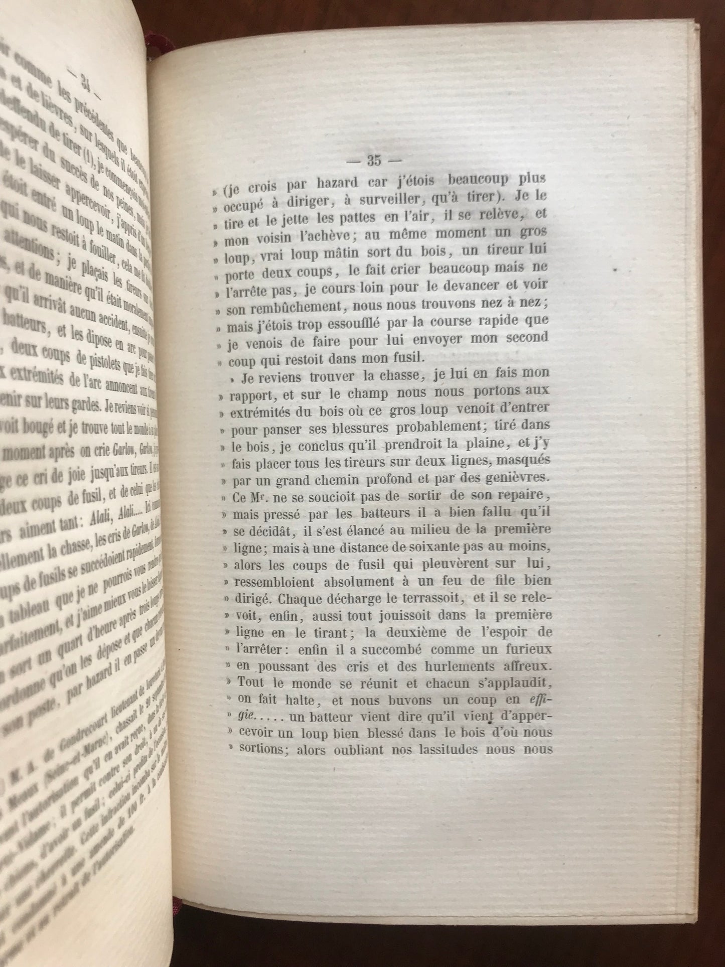 Wolves in Beauce - Adolphe Lecocq - Original edition - 1860