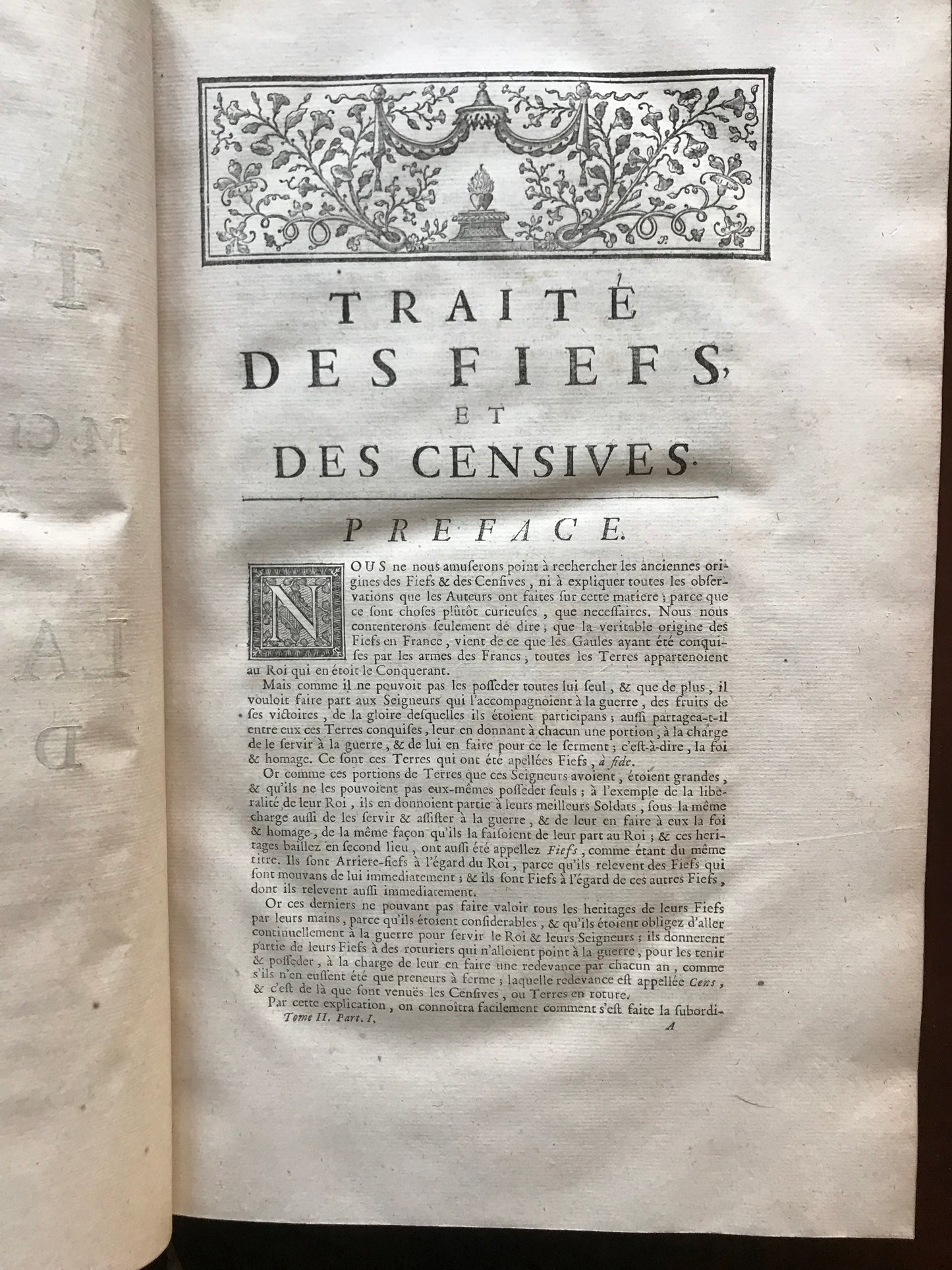 Oeuvres de Duplessis - Traités sur la Coutume de Paris - 1726