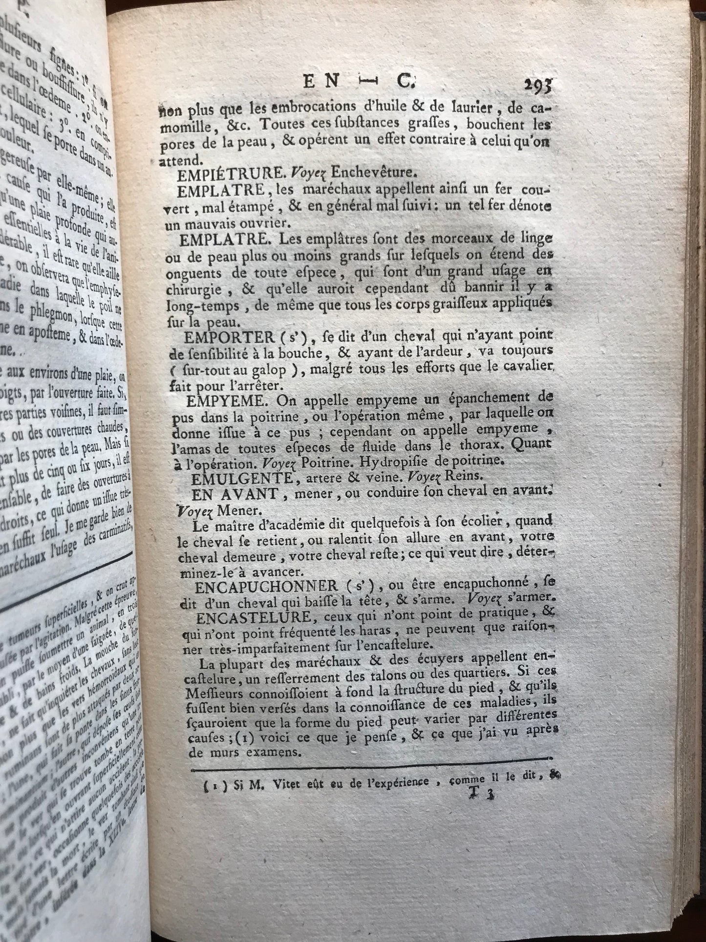 Dictionnaire raisonné d'hippiatrique, cavalerie, manège et maréchalerie - Lafosse - 1776