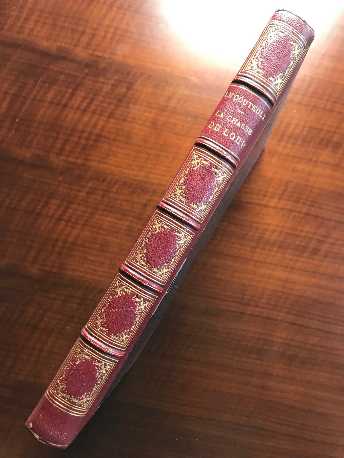 La Chasse du Loup - Avec des planches photographiques d'après nature par MM. Crémière, Hanfstaengl et Platel - J.E.H Baron Le Couteulx de Canteleu - Edition originale signée - 1861