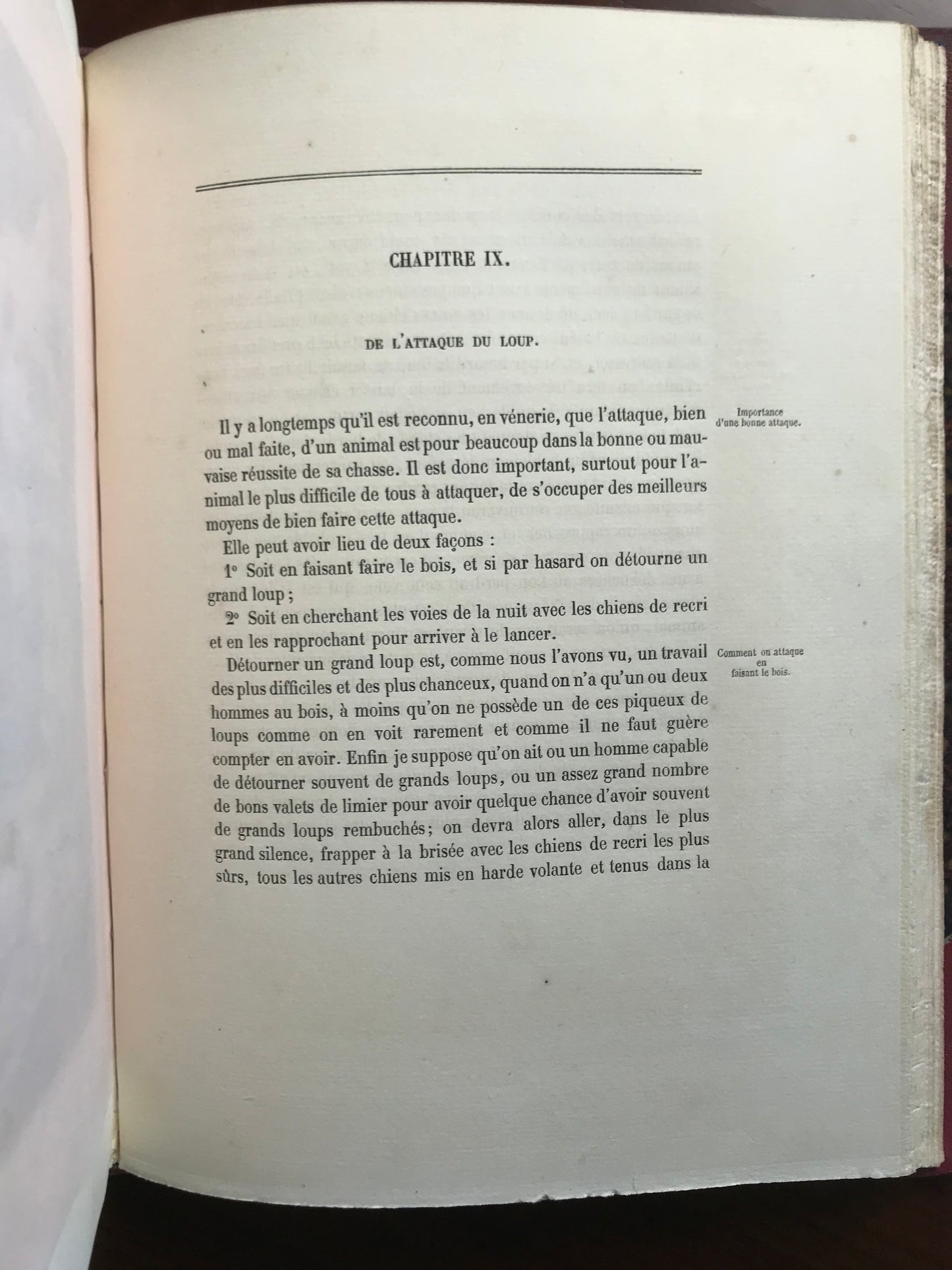 La Chasse du Loup - Avec des planches photographiques d'après nature par MM. Crémière, Hanfstaengl et Platel - J.E.H Baron Le Couteulx de Canteleu - Edition originale signée - 1861