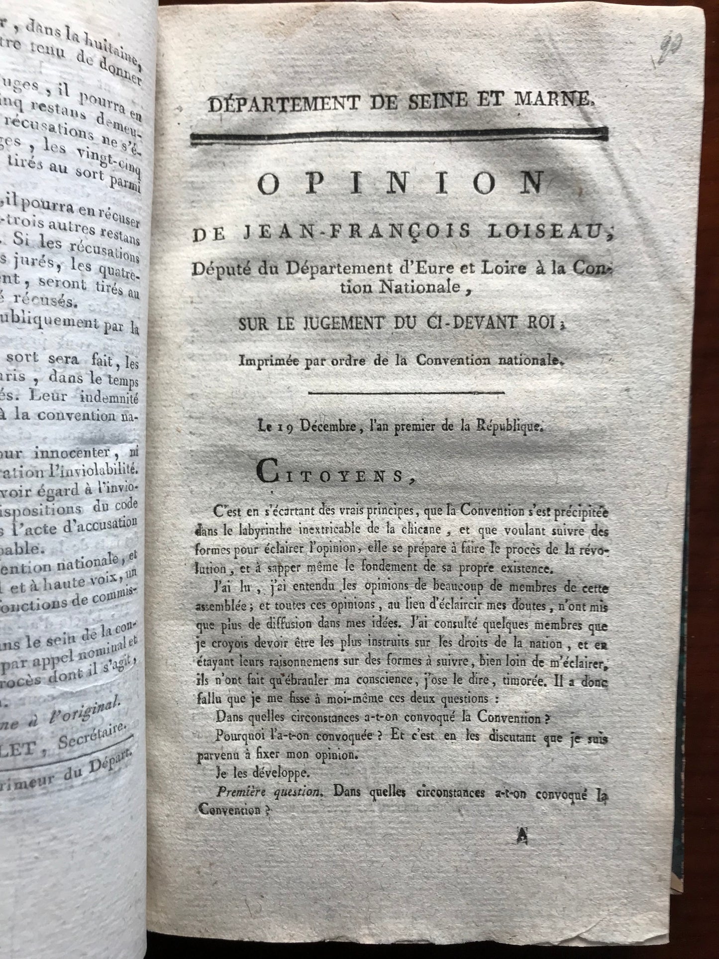 Recueil de diverses pièces et documents sur la Révolution Française