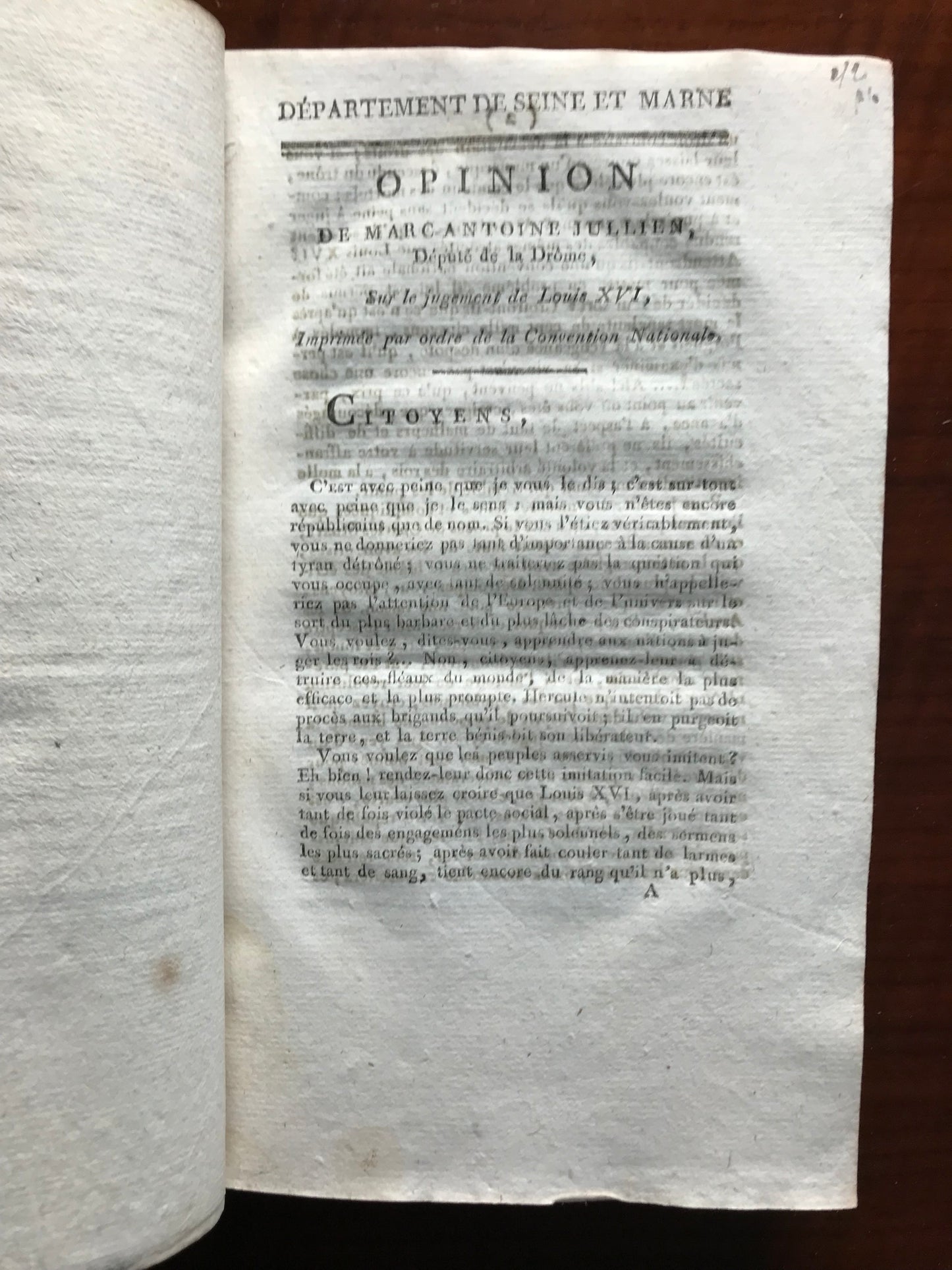 Recueil de diverses pièces et documents sur la Révolution Française