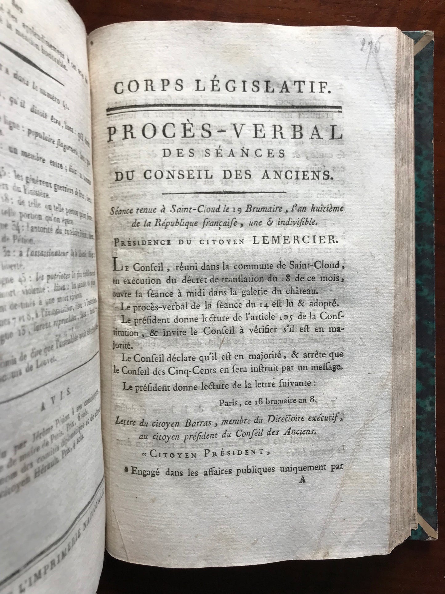 Recueil de diverses pièces et documents sur la Révolution Française