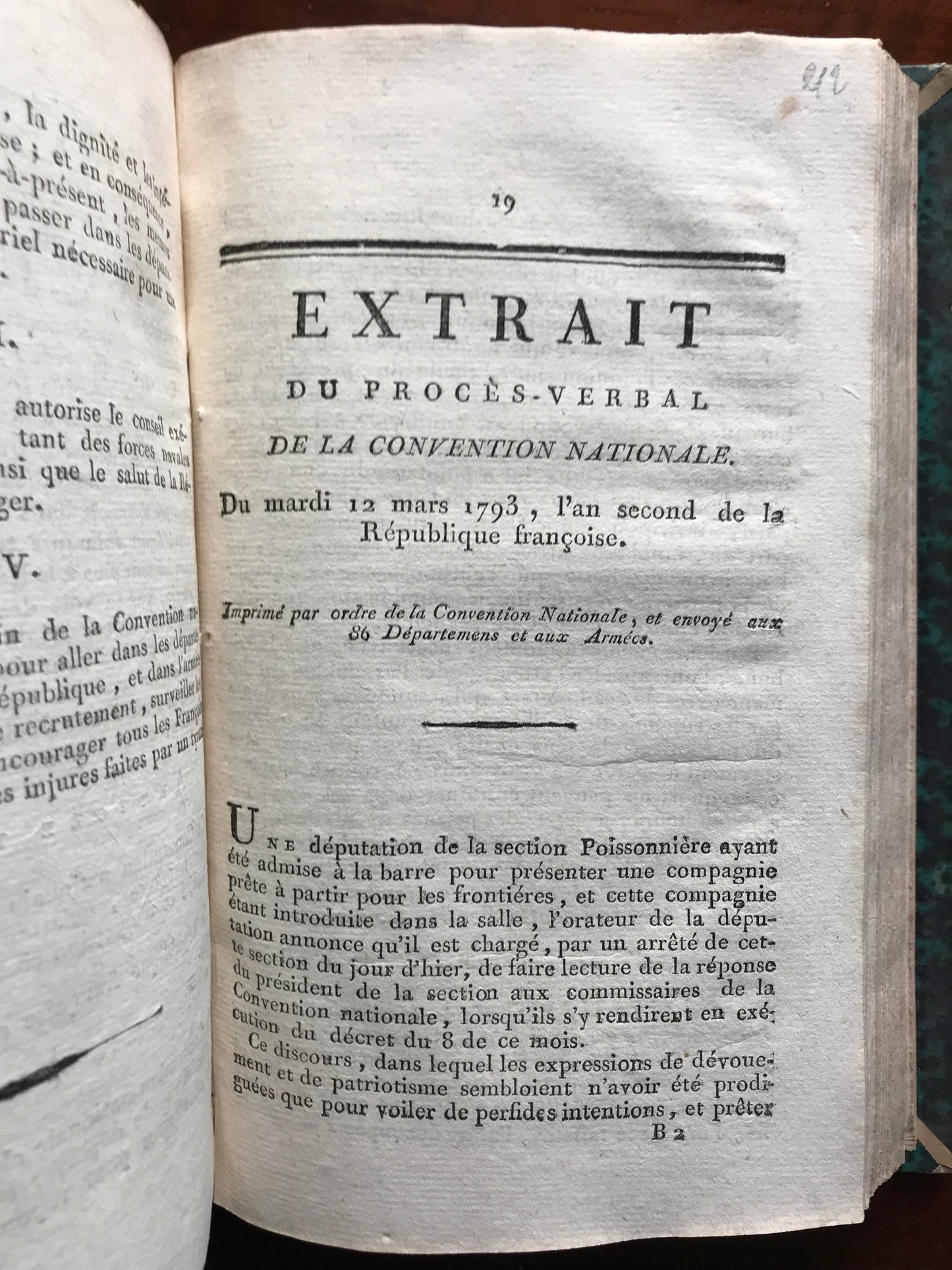 Recueil de diverses pièces et documents sur la Révolution Française