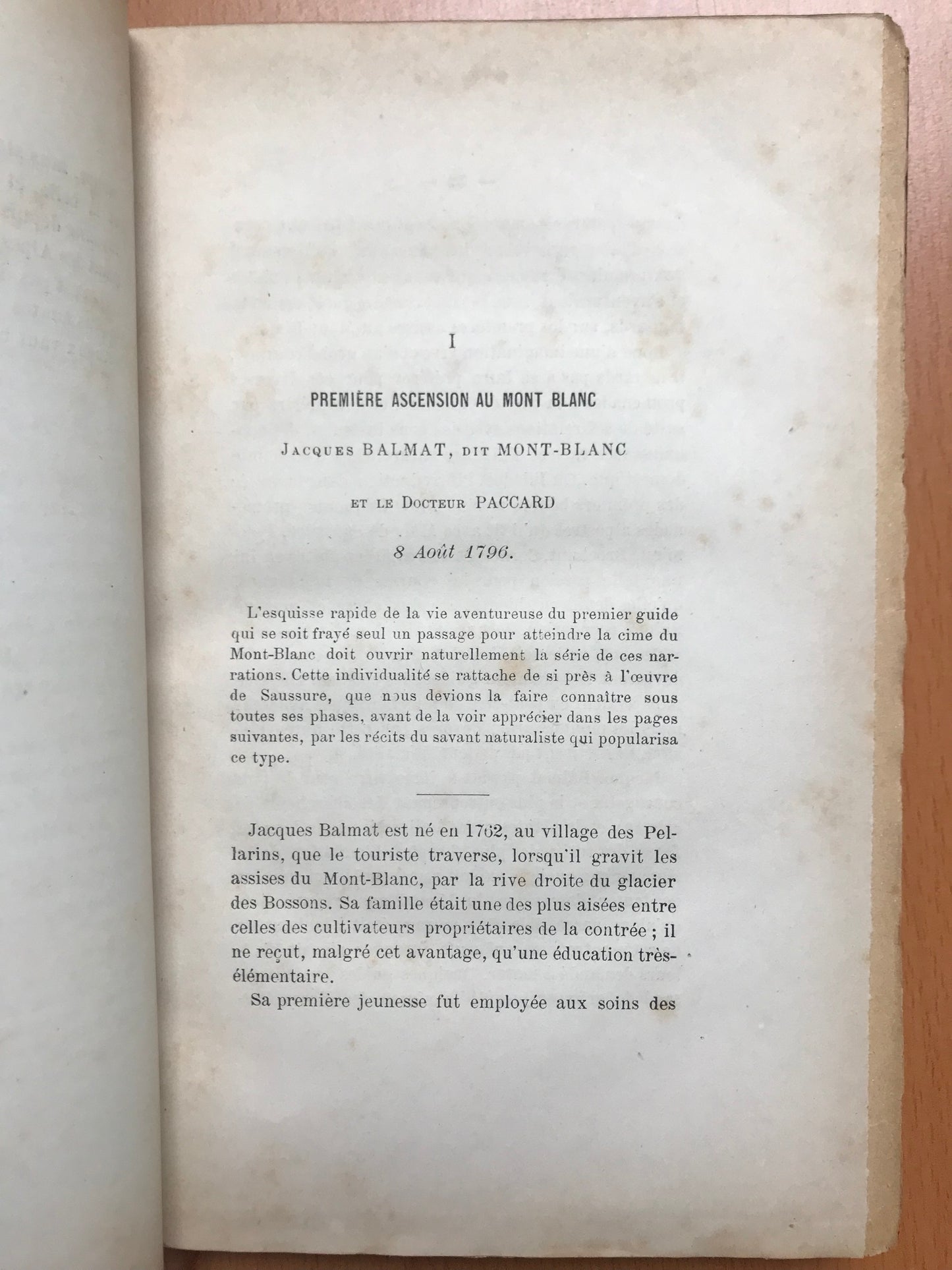 Les Fastes du Mont-Blanc - Ascensions célèbres et catastrophes depuis M. de Saussure jusqu'à nos jours - Stéphen D'Arve - Edition originale - 1876