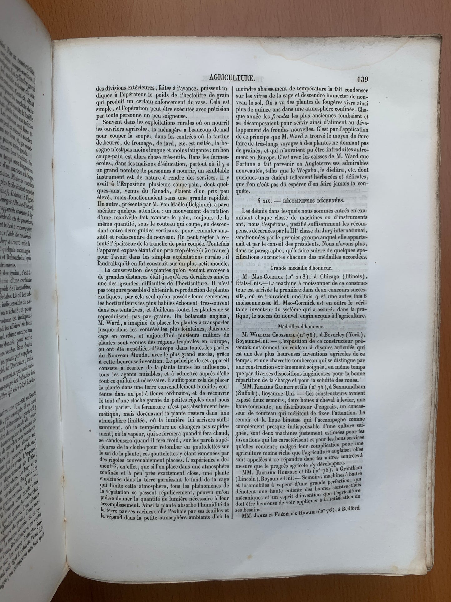 Exposition Universelle de 1855 - Rapports du jury mixte international - 1856