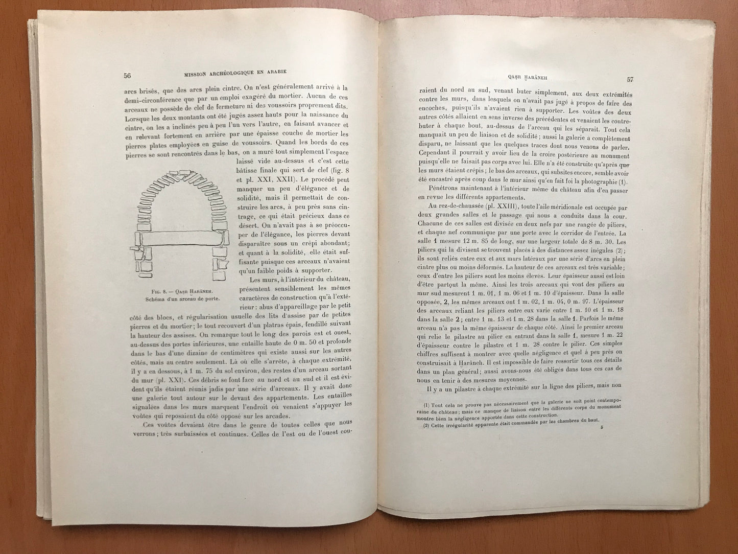Mission Archéologique en Arabie - Les Châteaux Arabes de Qeseir Amra, Harâneh et Tûba - Jaussen Savignac - 1922