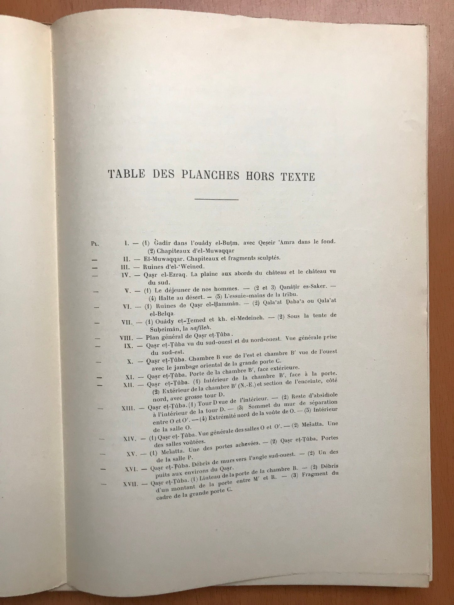 Mission Archéologique en Arabie - Les Châteaux Arabes de Qeseir Amra, Harâneh et Tûba - Jaussen Savignac - 1922