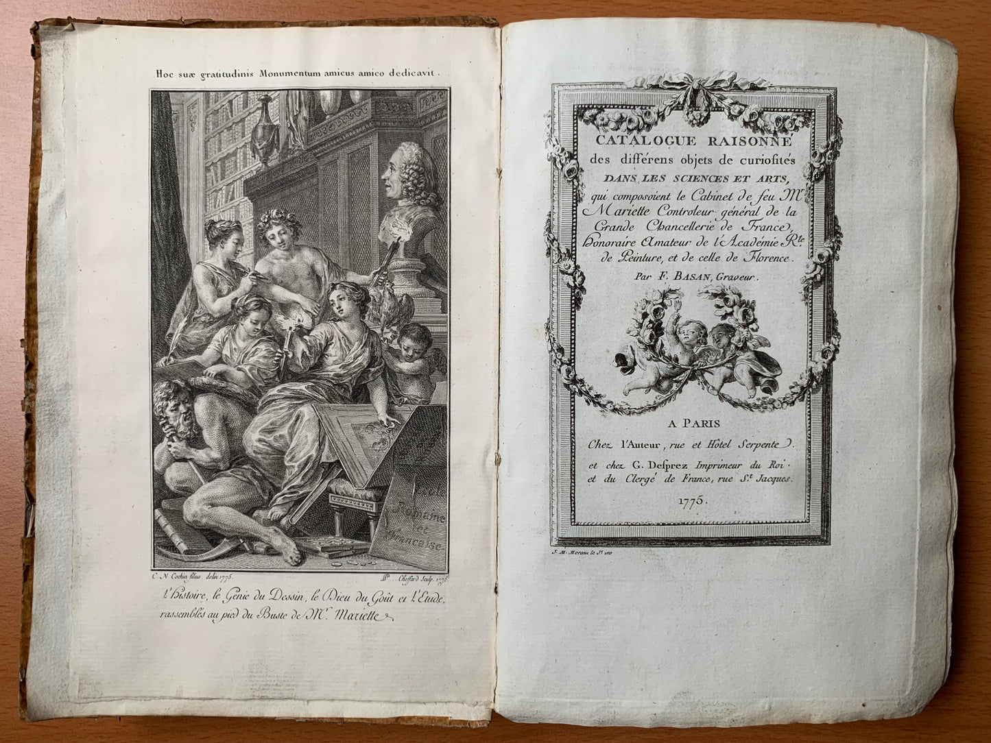 Catalogue raisonné des différens objets de curiosités dans les sciences et arts, qui composoient le Cabinet de feu Mr Mariette - Basan - 1775