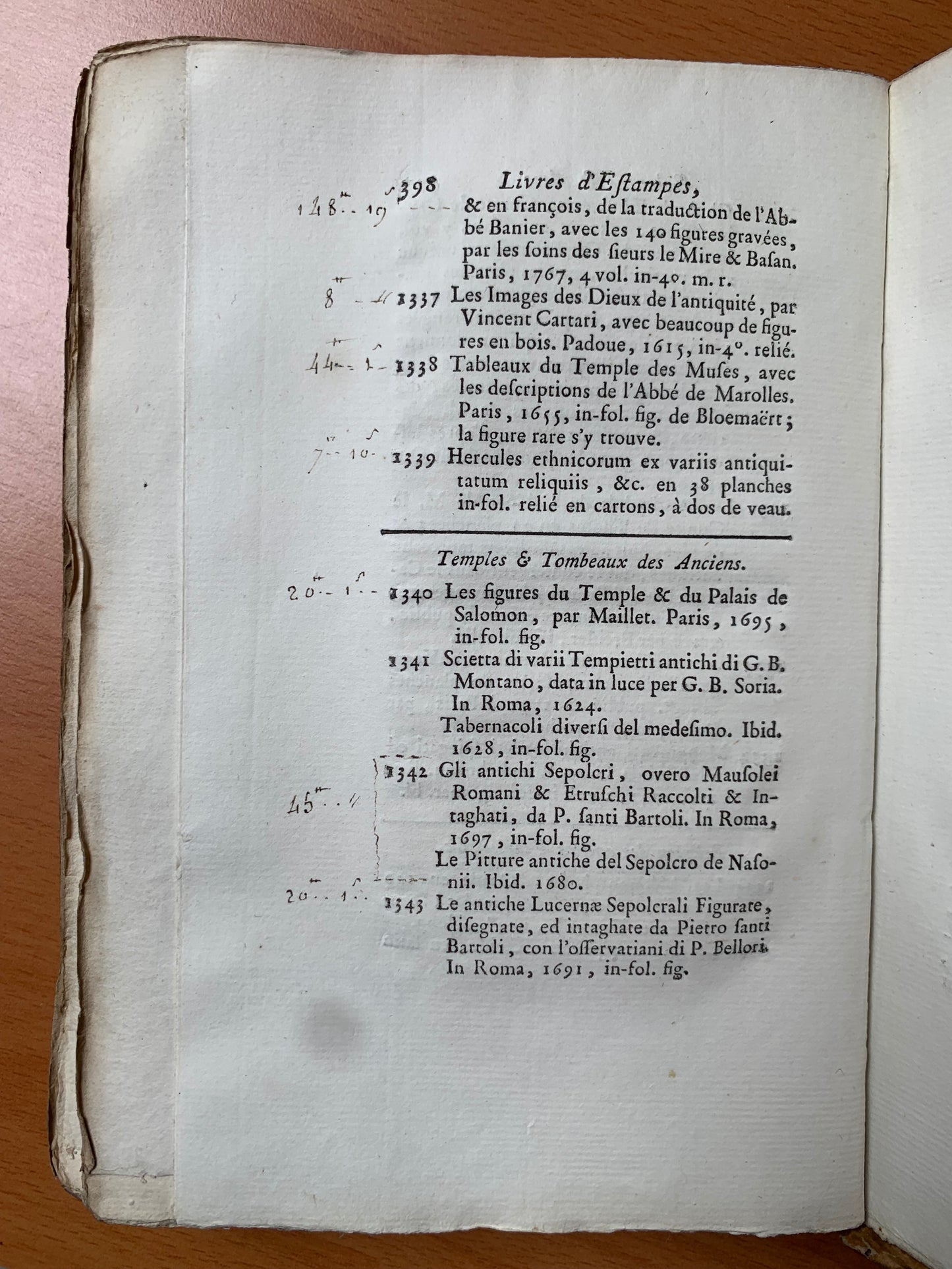 Catalogue raisonné of the various objects of curiosities in the sciences and arts, which composed the Cabinet of the late Mr Mariette - Basan - 1775