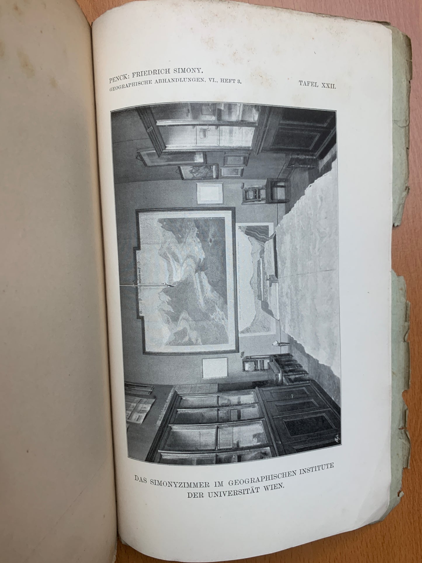 Friedrich Simony - Leben und Wirken eines Alpenforschers - Ein Beitrag zur Geschichte der Geographie on Österreich - Albrecht Penck - 1898