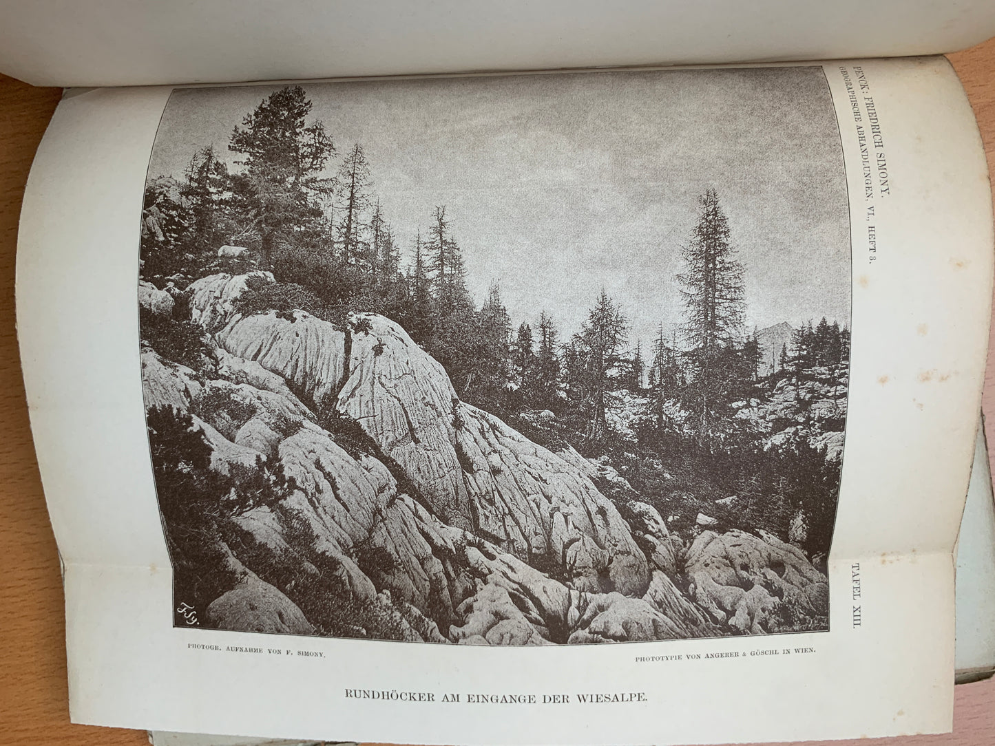 Friedrich Simony - Leben und Wirken eines Alpenforschers - Ein Beitrag zur Geschichte der Geographie on Österreich - Albrecht Penck - 1898