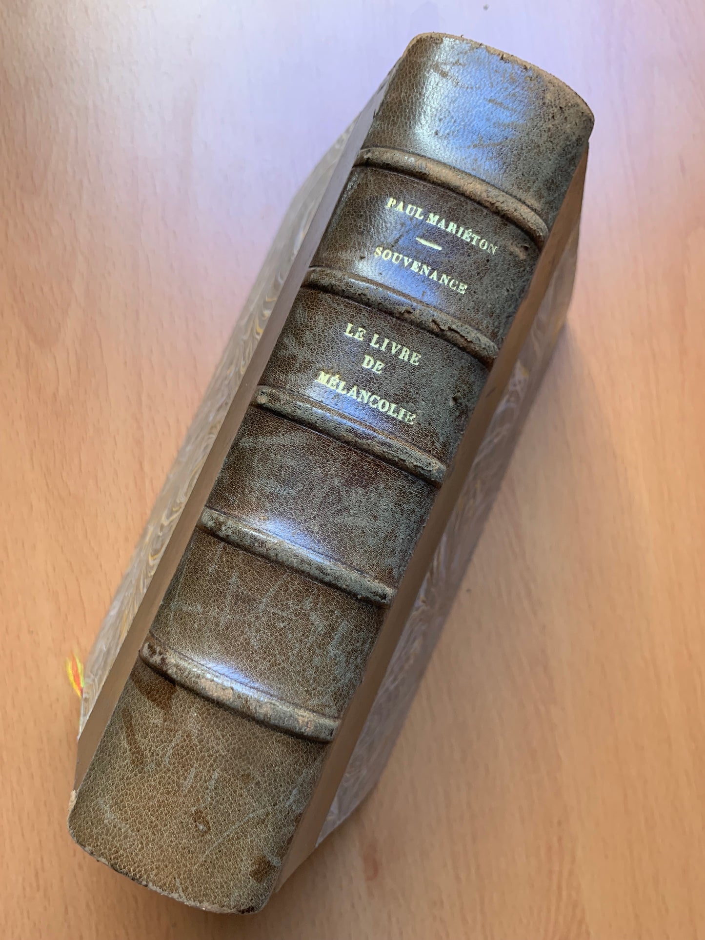 Souvenance - Le Livre de la Mélancolie - Hellas - Paul Mariéton - Envois autographes - 1884