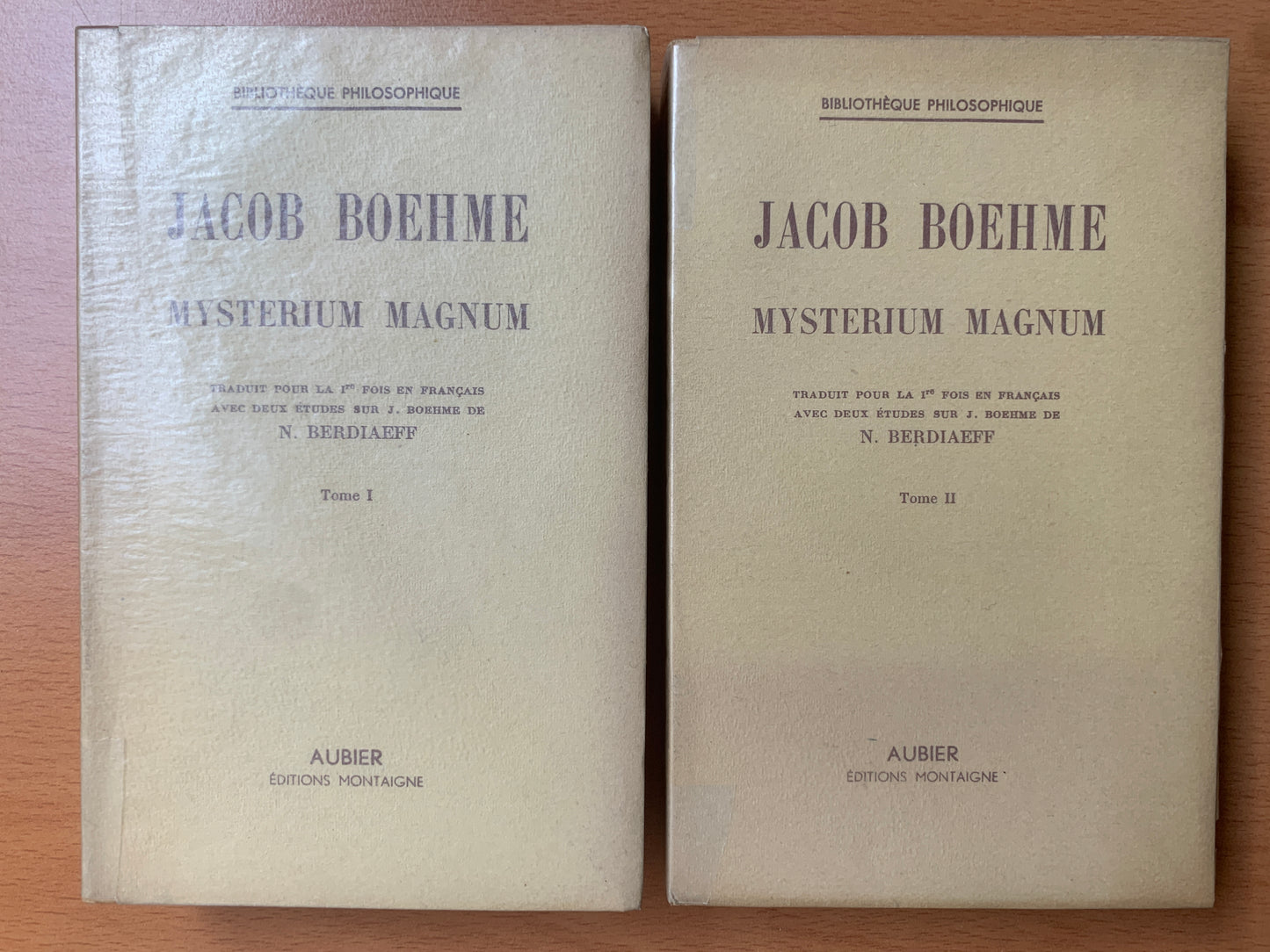 Jacob Boehme - Mysterium Magnum - Nicolas Berdiaeff - 2 tomes - 1945