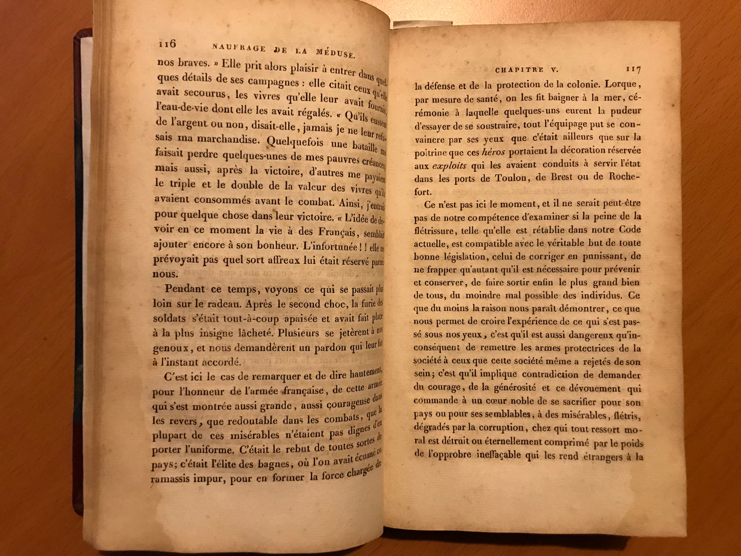 Naufrage de la frégate La Méduse faisant partie de l'expédition du Sénégal en 1816 - Corréard et Savigny - 1821