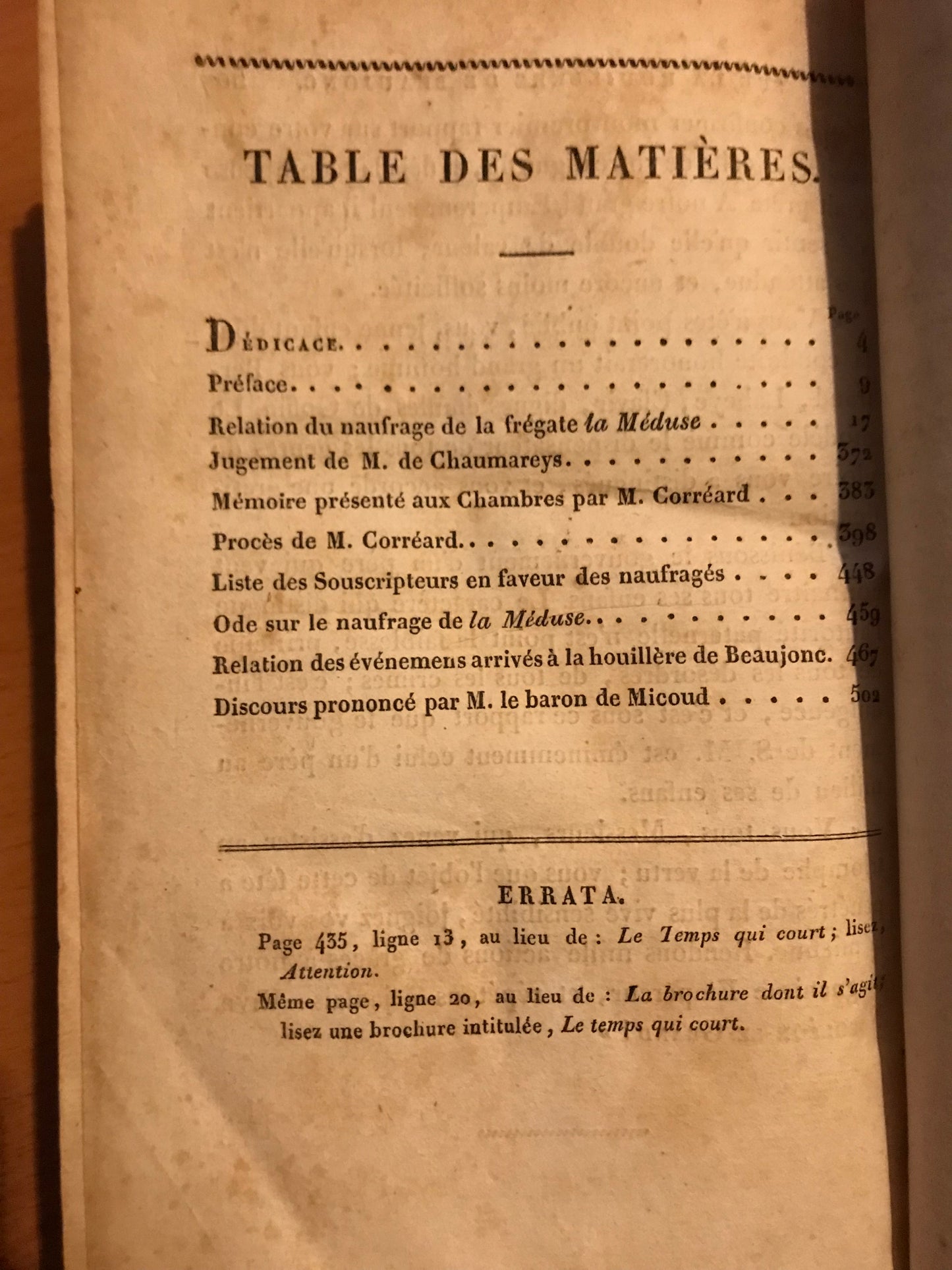 Naufrage de la frégate La Méduse faisant partie de l'expédition du Sénégal en 1816 - Corréard et Savigny - 1821