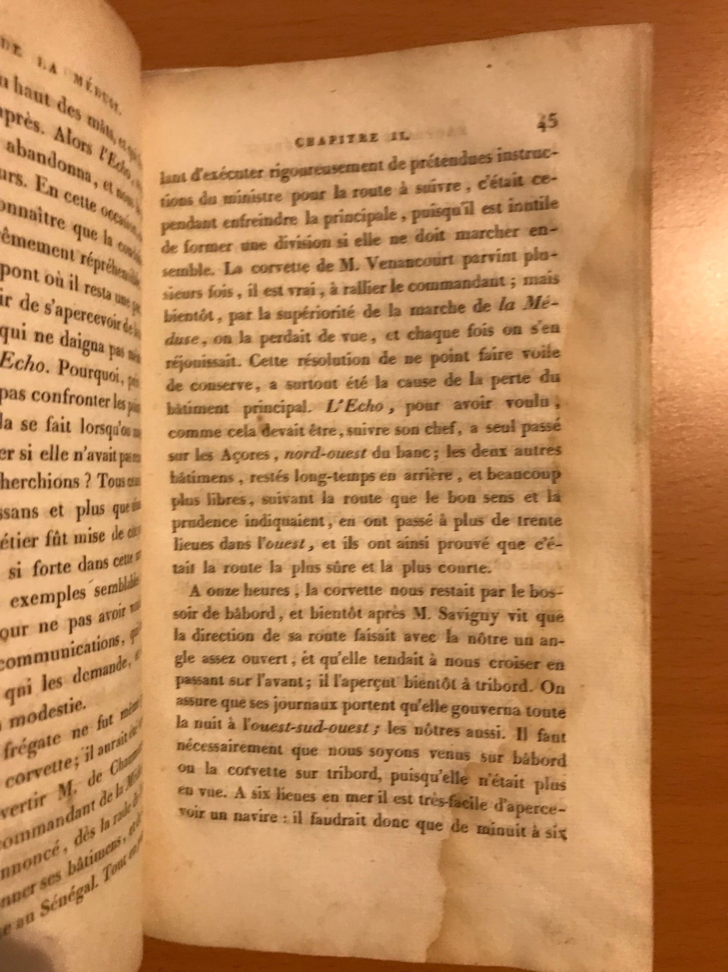 Naufrage de la frégate La Méduse faisant partie de l'expédition du Sénégal en 1816 - Corréard et Savigny - 1821