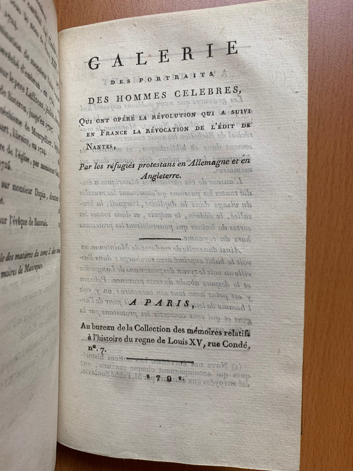 Mémoires du Comte de Maurepas - Edition originale - 1791