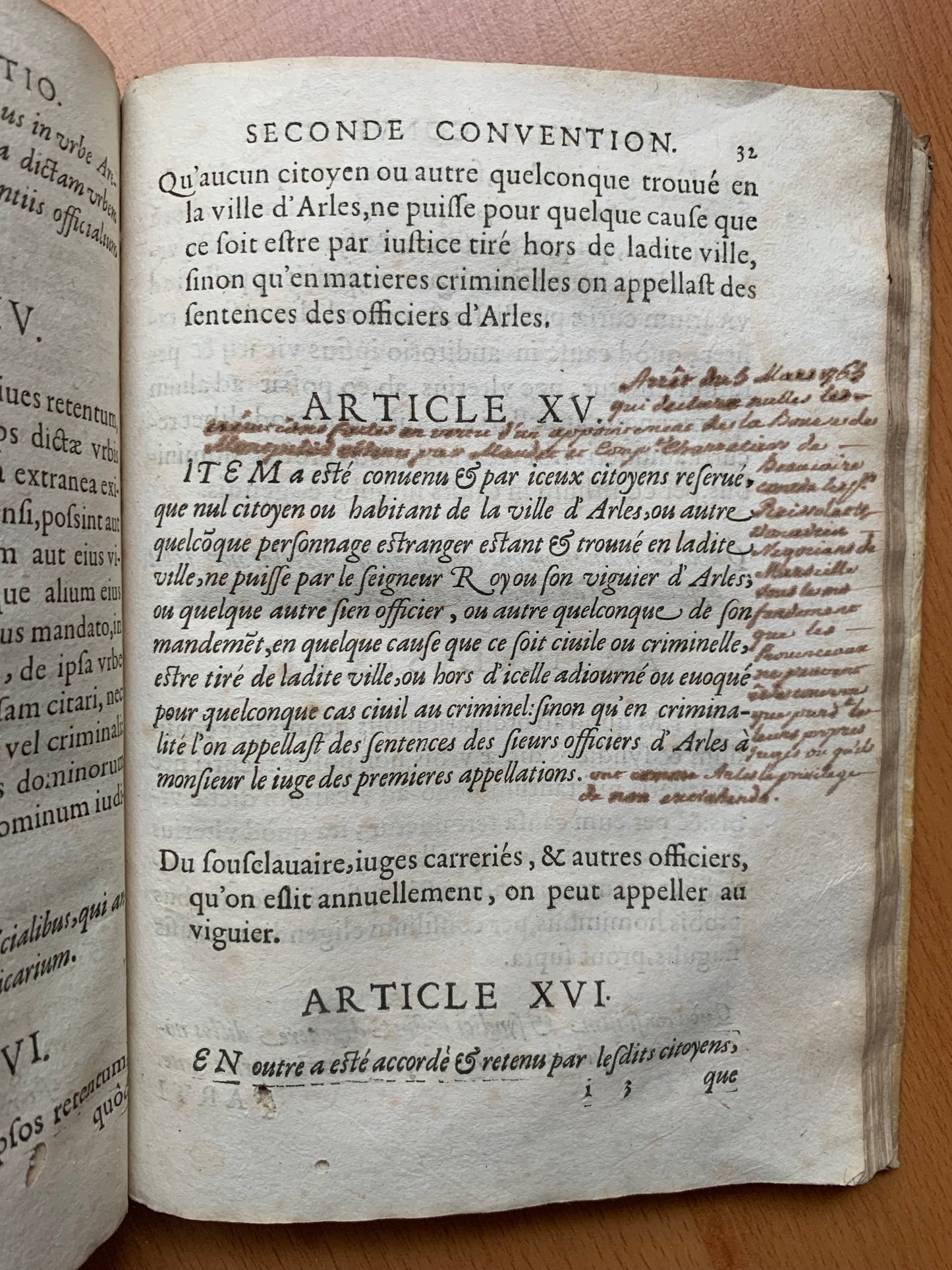 Deux Conventions entre Charles I et Louis II. Anciens contes de Provence, & et les citoyens de la ville d'Arles : contenant les libertés & réservations desdits citoyens. - 1617