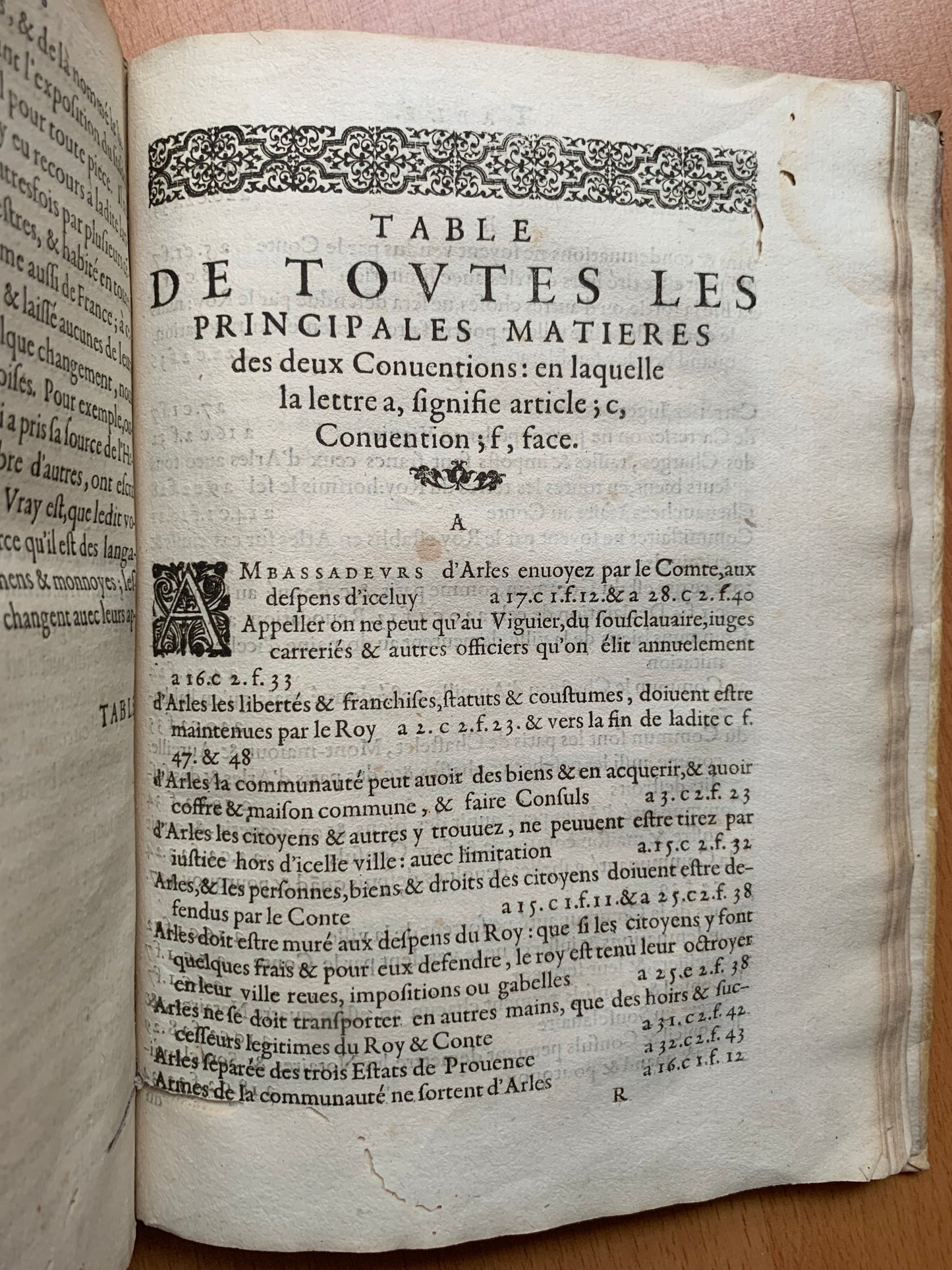 Deux Conventions entre Charles I et Louis II. Anciens contes de Provence, & et les citoyens de la ville d'Arles : contenant les libertés & réservations desdits citoyens. - 1617